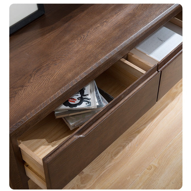 GEORGIA Sweden HILTON Solid Wood TV Stand with Storage - Modern Entertainment Center for Living Room, Bedroom & Home Theater