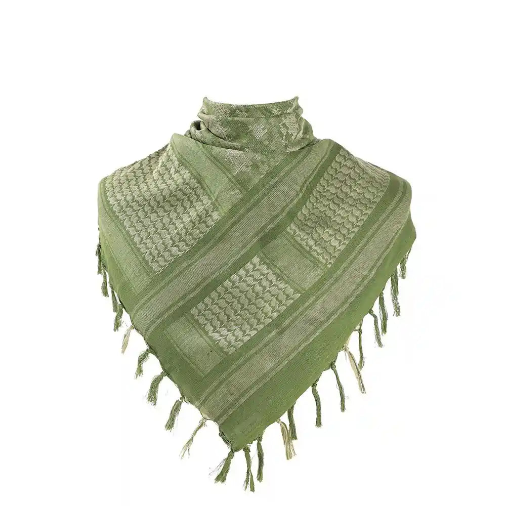 Urgarment Military Tactical Shemagh Desert Scarf for Men & Women - 100% Cotton Neck Wrap - Perfect for Outdoor Adventures, Hiking, and Cold Weather Protection