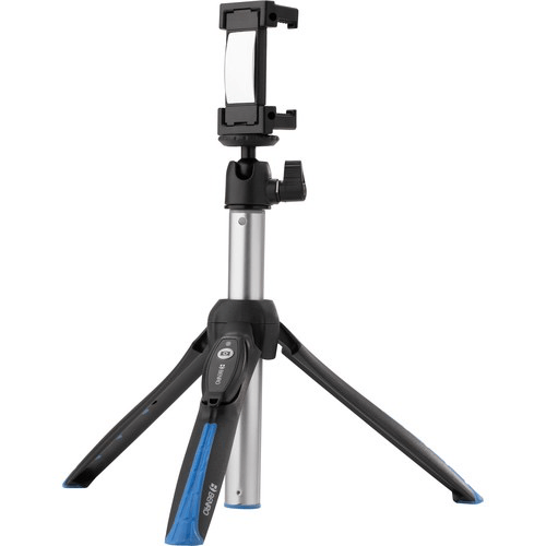 Benro BK15 Compact Tabletop Tripod & Selfie Stick for iPhone, Samsung & Smartphones - Perfect for Vlogging, Travel & Hands-Free Video Calls