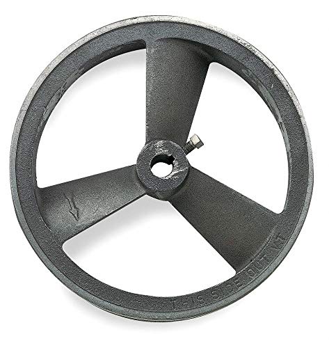 Cast Iron Air Compressor Flywheel with Groove - Heavy Duty Replacement Part for Industrial Machinery & Automotive Repair