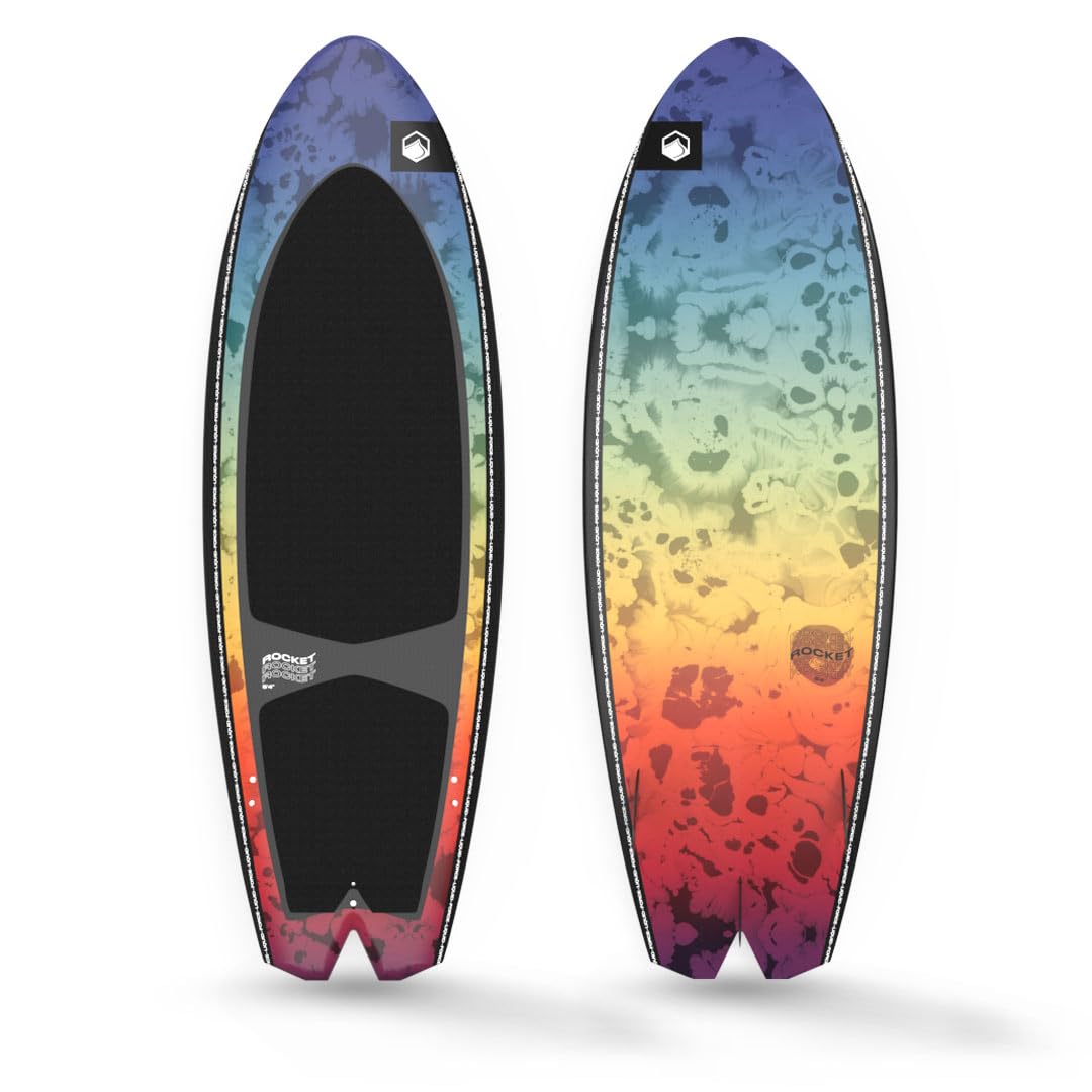 Liquid Force 2025 Rocket Wakesurf Board - Premium Performance Wakesurfing Board for All Skill Levels | Perfect for Lakes, Oceans & Boat Parties