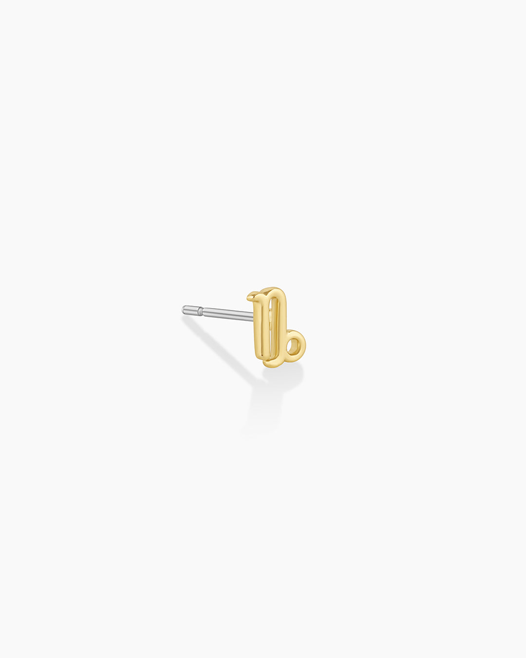 Zodiac Single Stud Earrings - Gold Plated Zodiac Sign Jewelry for Women - Perfect for Daily Wear, Gifts & Special Occasions