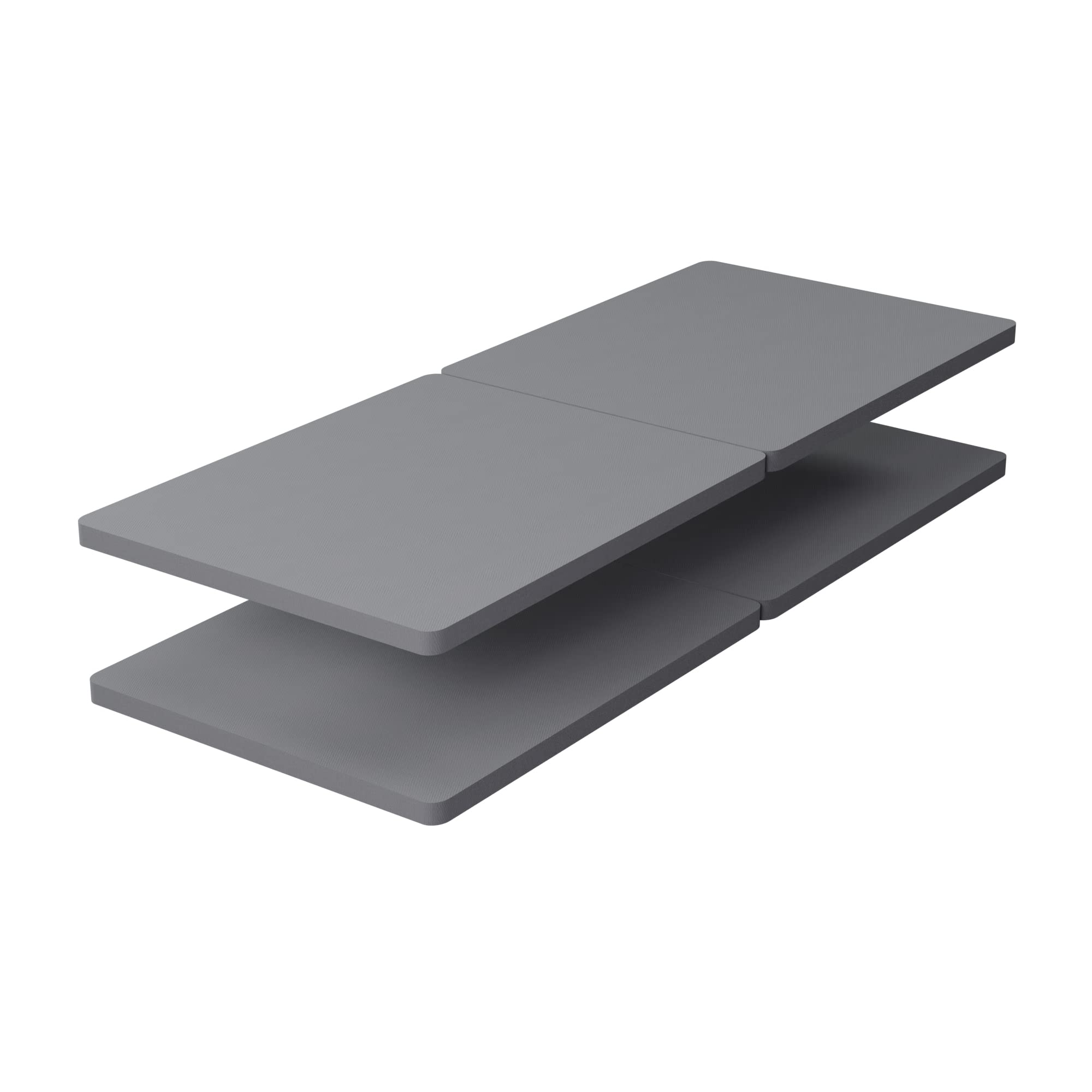 **Treaton 1.5-Inch Split Bunkie Board for Mattress Support – Fully Assembled, Enhanced Comfort & Durability, Twin XL (Set of 2, Grey) – Perfect for Bunk Beds, Trundle Beds & Platform Frames**