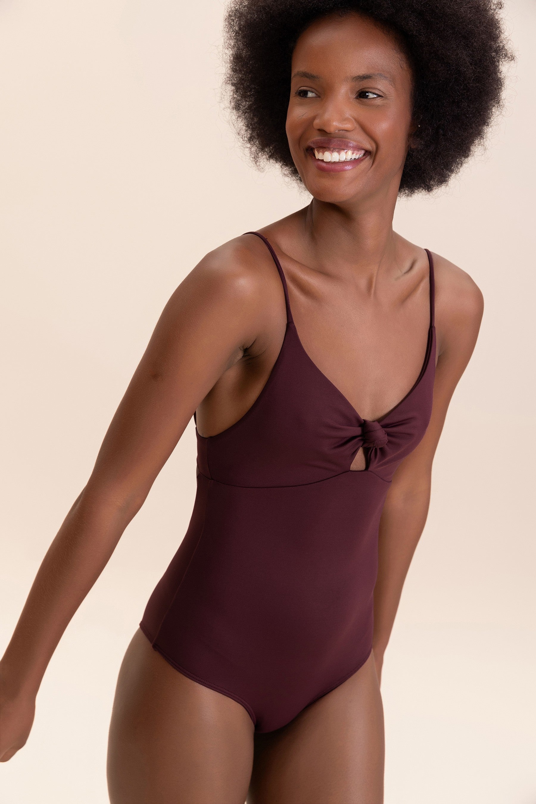 Sense® Knot Bandeau One Piece Swimsuit - Women's Sexy High Cut Bathing Suit for Beach, Pool & Summer Vacations