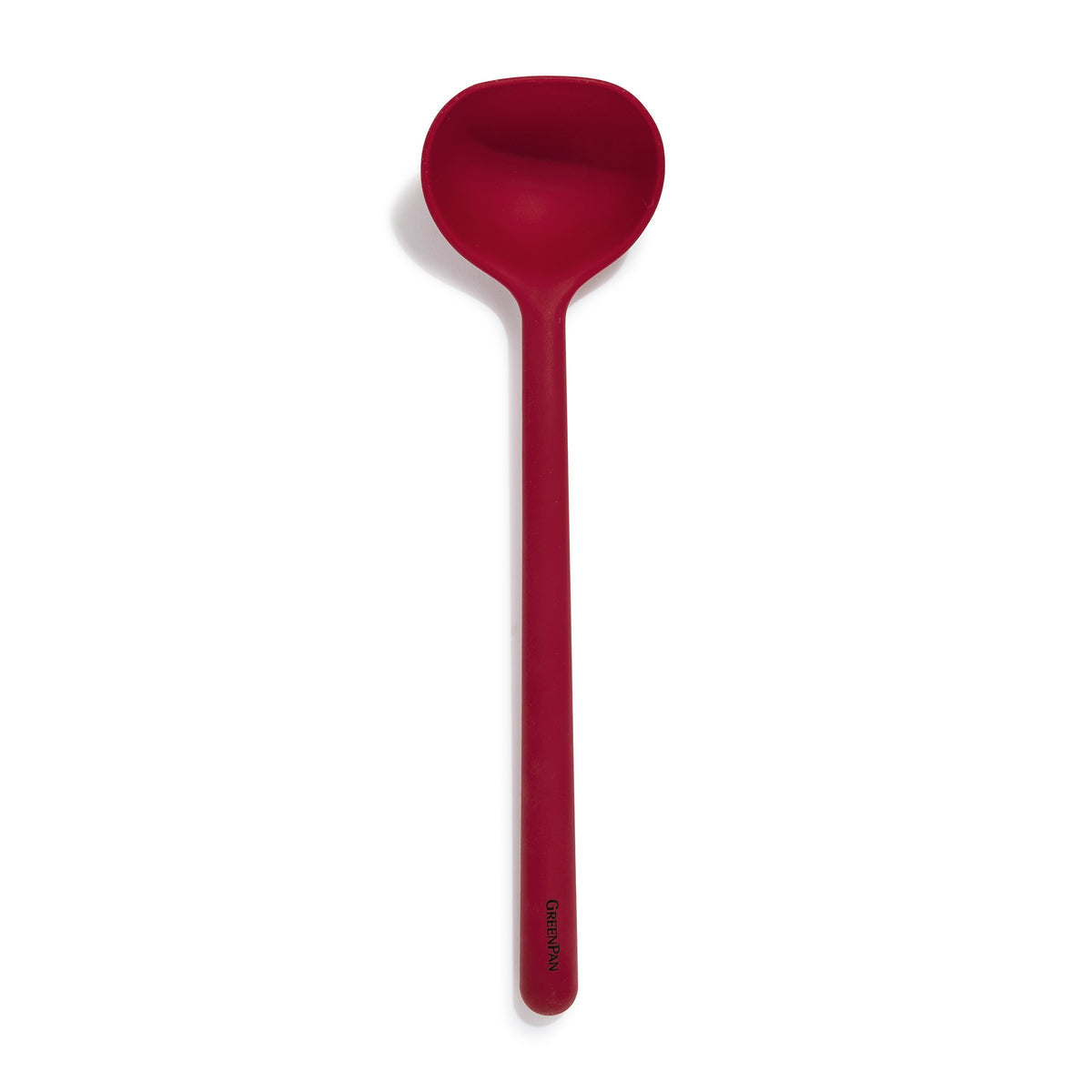Premium Platinum Silicone Cooking Ladle - Heat Resistant & BPA Free Kitchen Utensil for Soup, Sauce & Stews - Dishwasher Safe Red Kitchen Tool for Cooking, Serving & Meal Prep
