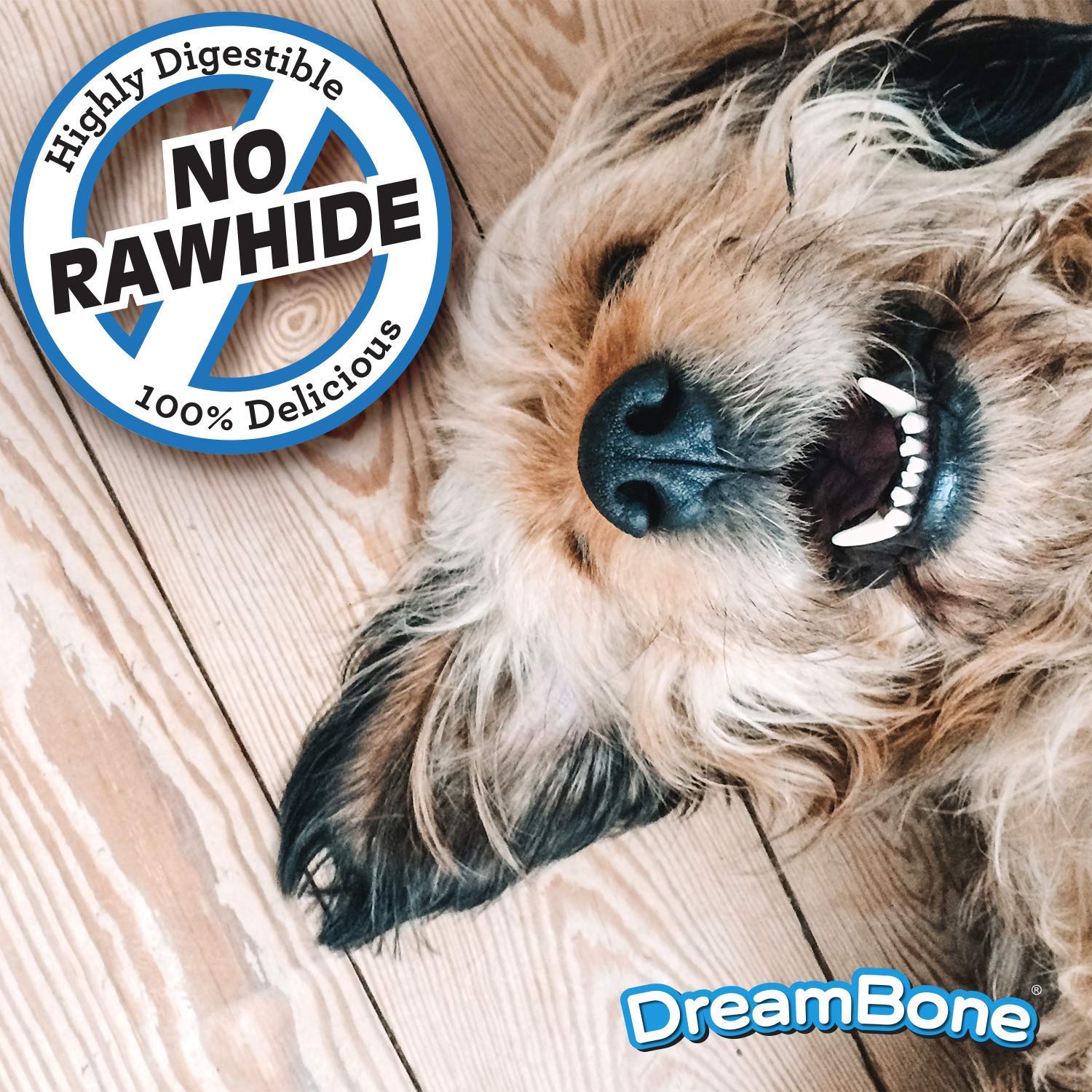 DreamBone Dental Chews for Dogs - Rawhide-Free Dog Chews for Fresh Breath & Teeth Cleaning - Healthy Dog Treats for Dental Care & Chewing Fun - Perfect for Puppies & Adult Dogs at Home or Travel