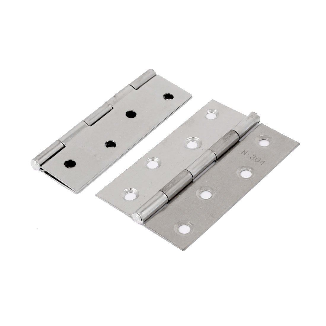 Stainless Steel Cabinet Door Hinges 91mm (12 Pack) - Heavy Duty Gate Hardware for Kitchen Cupboards, Wardrobes & Furniture Installation