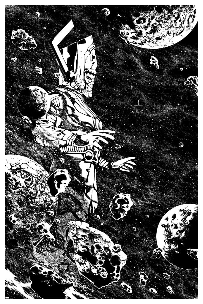 Galactus Variant Screen Printed Poster - Marvel Comics Wall Art for Home, Office & Gifts | Collectible Superhero Decor