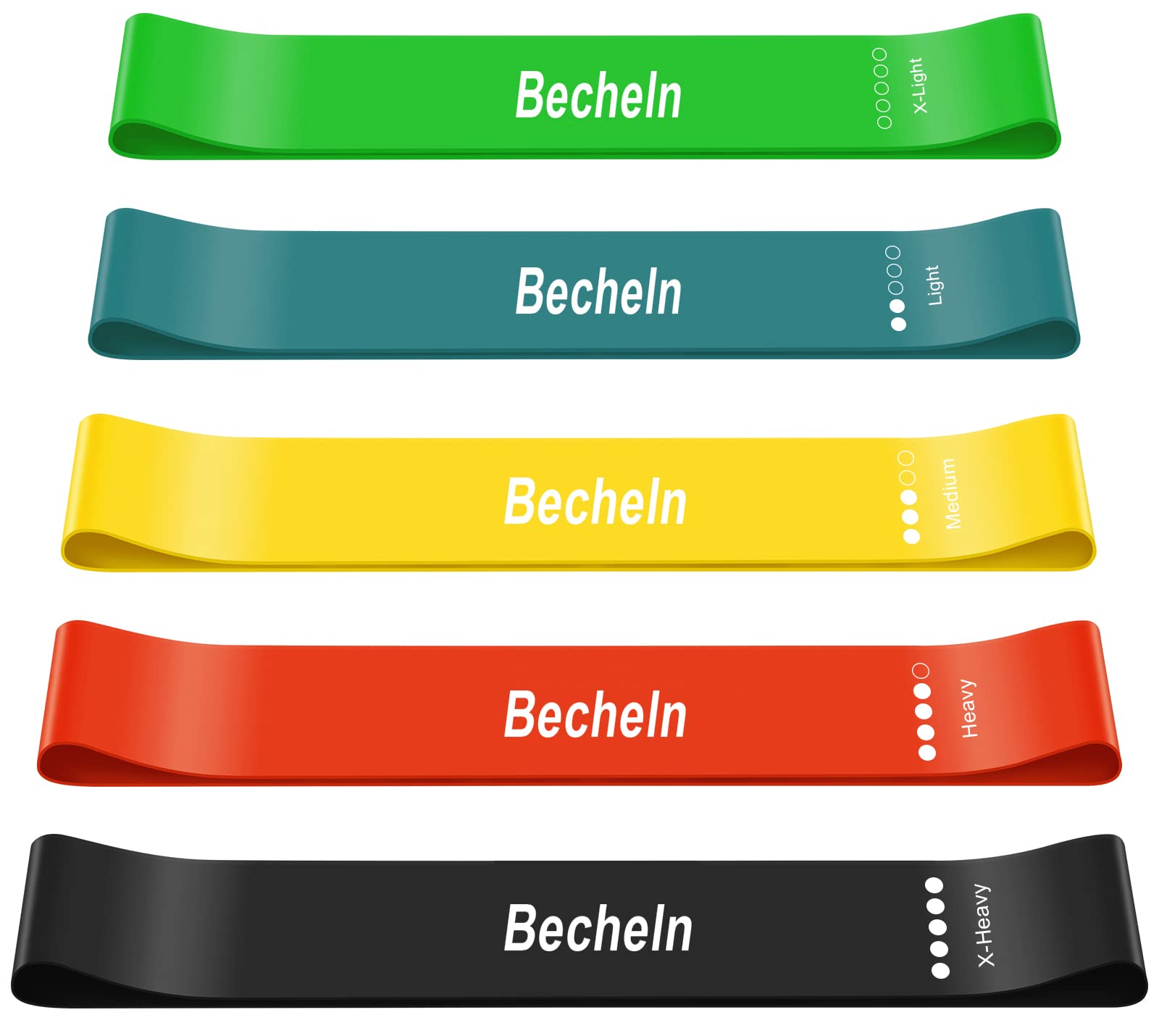Premium Resistance Bands Set for Yoga, Pilates, Strength Training & Home Workouts – Stretchable Exercise Bands for Muscle Toning, Physical Therapy & Fitness Enthusiasts | Ideal for Gym, Travel & Rehabilitation