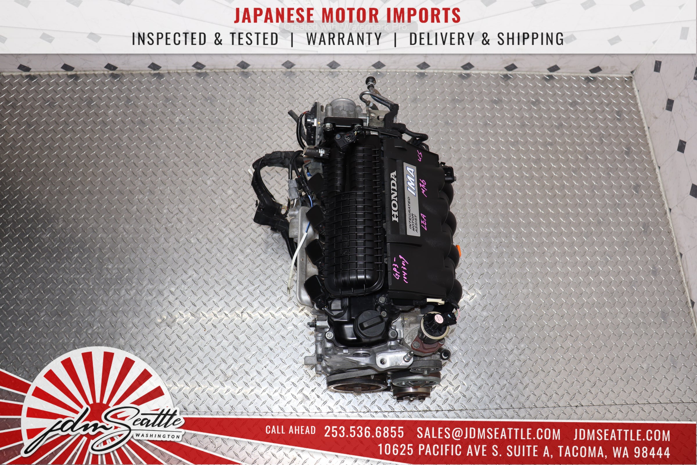 JDM LEA IMA 1.5L Engine for 2011-2016 Honda CR-Z CRZ - Replacement Motor for 11 12 13 14 15 16 Models - Perfect for Performance Upgrades & Engine Replacement