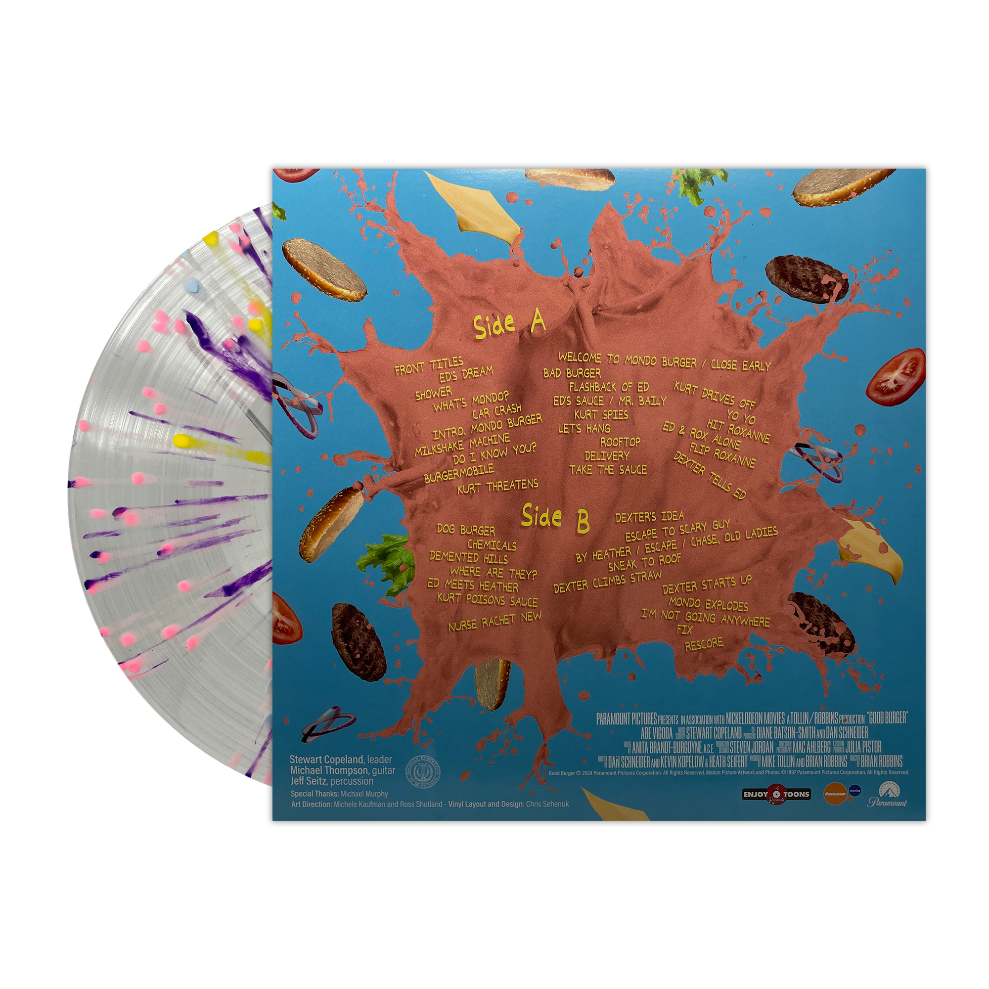 Good Burger Original Motion Picture Soundtrack LP Vinyl Record - Music from the 90s Comedy Film - Perfect for Movie Nights & Nostalgic Collectors