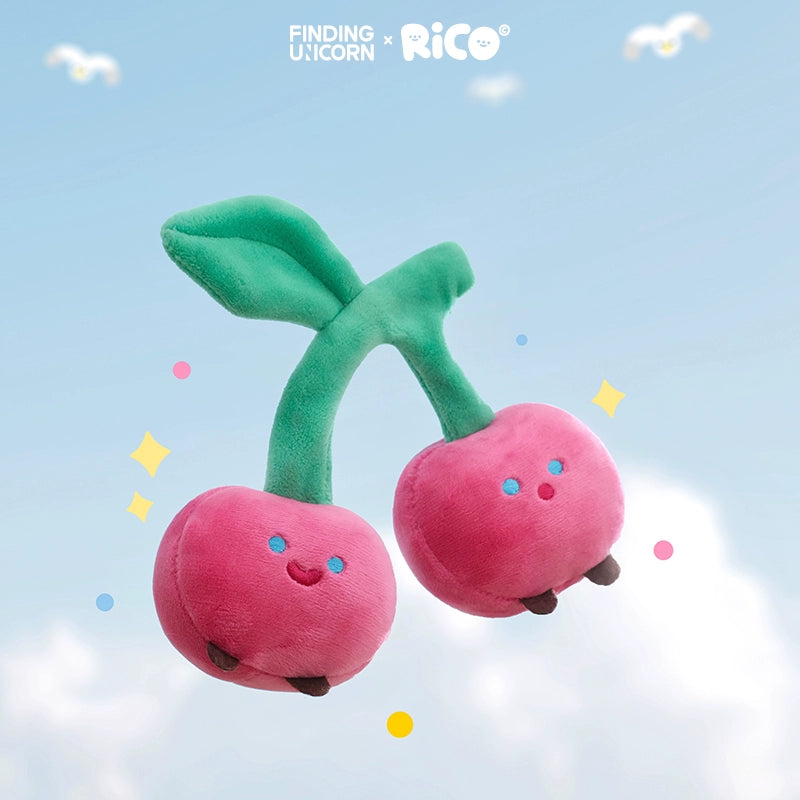 F.UN RiCO Happy Fruit Together Series Plush Pet Toy Blind Box - Cute Collectible Stuffed Animal for Dogs, Cats & Home Decor