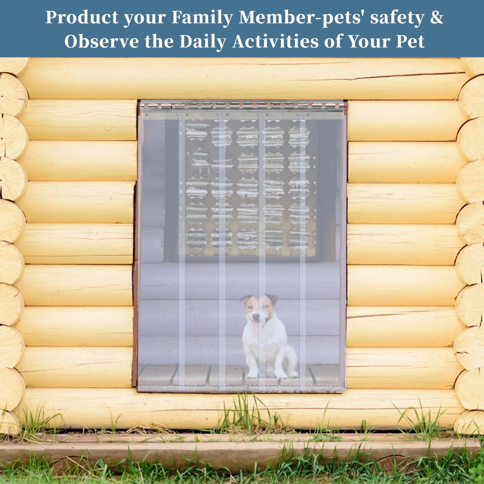 GOOFCXO 164ft x 7in Clear PVC Strip Door Curtain Roll - 0.08in Thick Commercial Vinyl Freezer Curtain for Warehouse, Garage & Industrial Use | Energy Saving Cold Room Barrier, Dust & Insect Protection