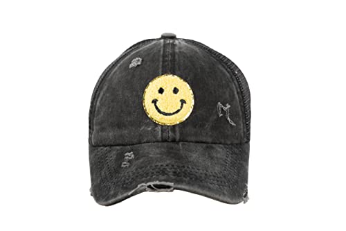 Smiley Face - Black/Yellow
