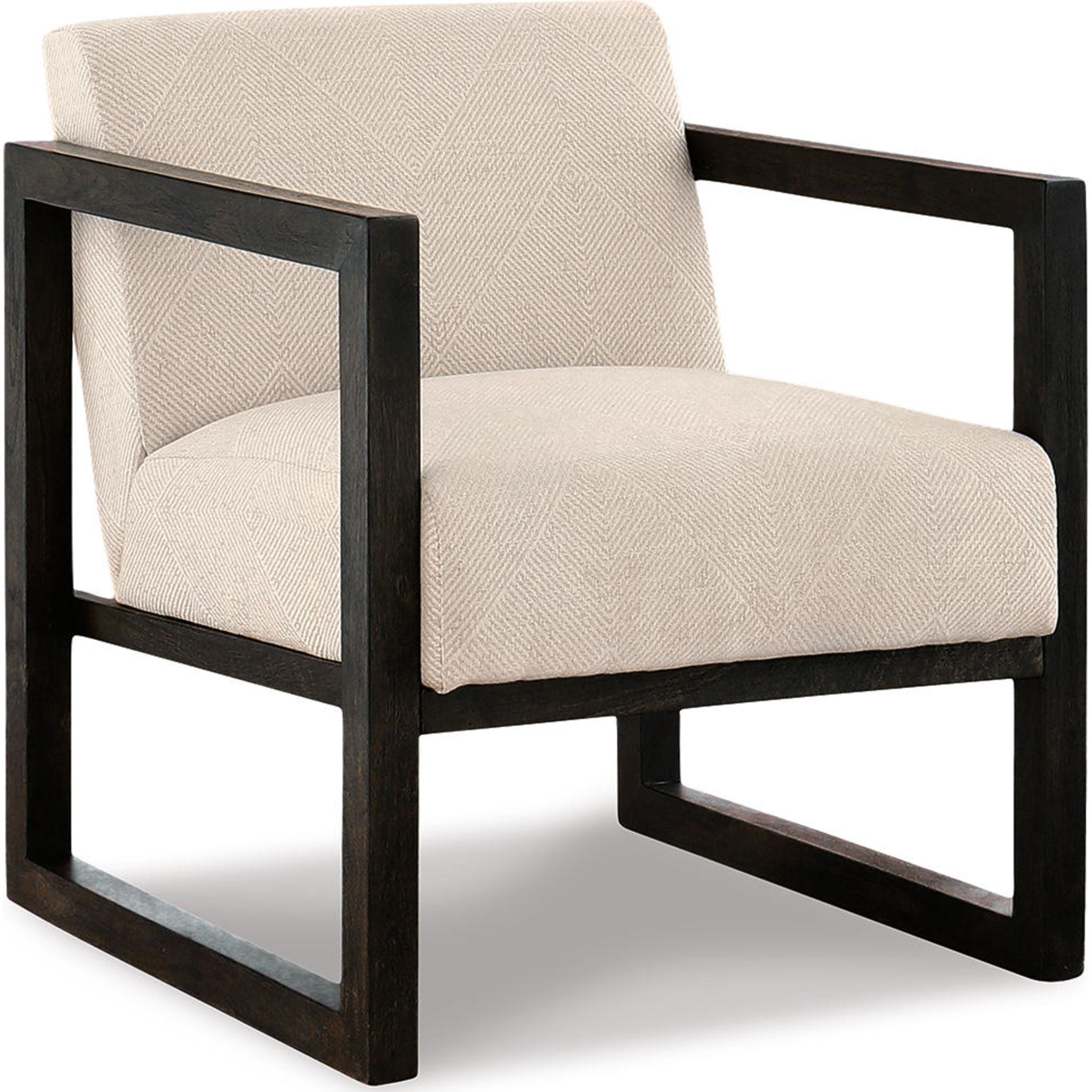 Alarick Modern Accent Chair in Cream - Stylish Living Room Seating for Home, Office & Lounge Areas