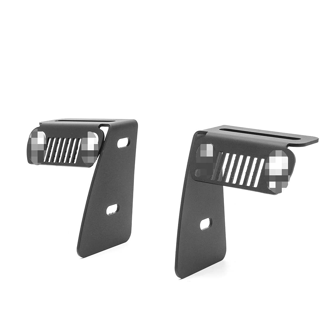 Jeep Wrangler JK & JKU A-Pillar LED Light Pod Mounting Brackets (2007-2018) - Durable Off-Road Cowl Hood Side Light Mounts for Jeep JK Accessories - Perfect for Night Trail Driving & Off-Road Adventures