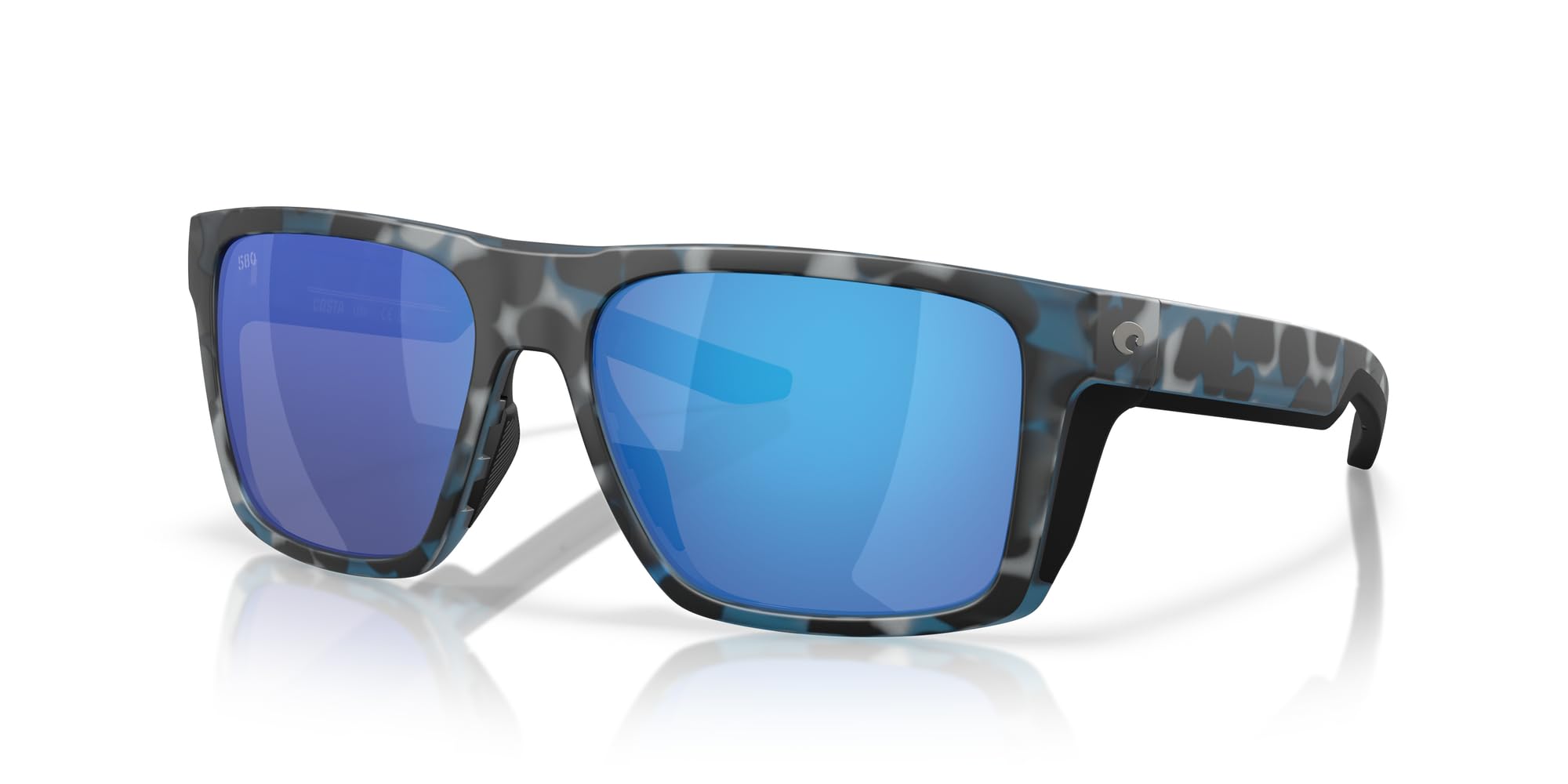Costa Del Mar Men's Lido Square Polarized Sunglasses for Fishing, Driving & Outdoor Activities - UV Protection Aviator Style Shades