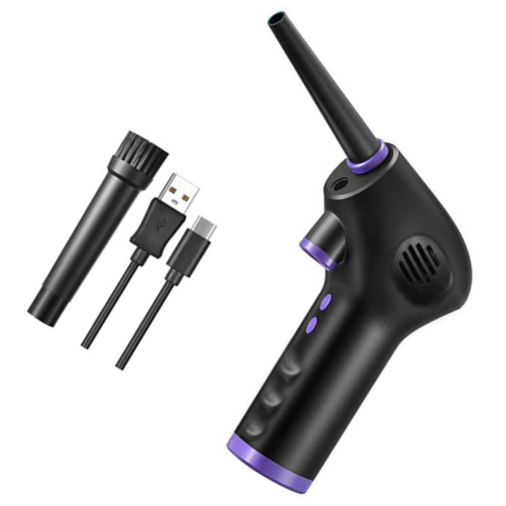Angoily Mini Portable Handheld Rechargeable Car Vacuum Cleaner - USB Charging Cordless Dust Buster for Car, Home & Office - Perfect for Cleaning Seats, Desks, Carpets and Hard-to-Reach Areas
