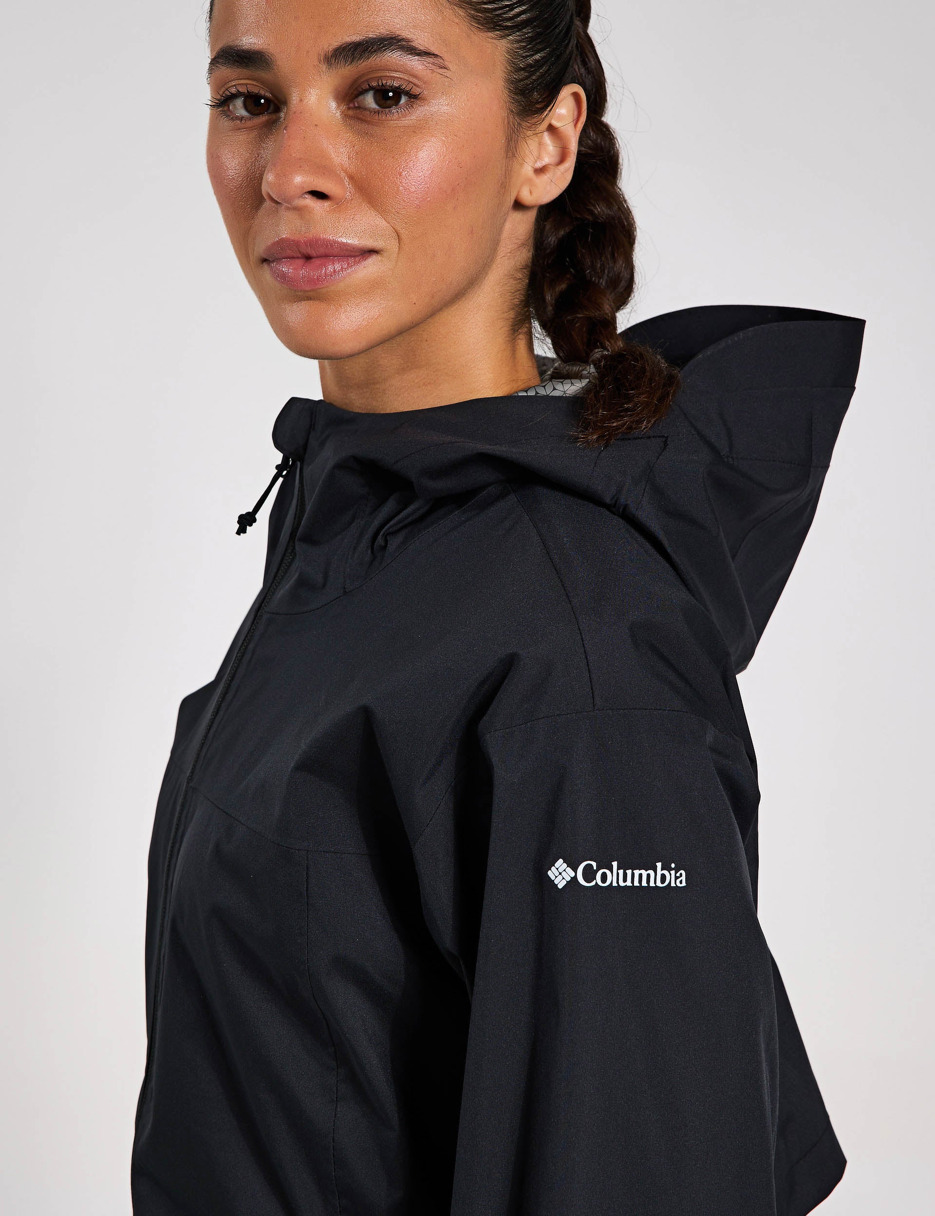 Waterproof Long Jacket for Outdoor Adventures - Black | Hiking, Camping & Rainy Day Protection