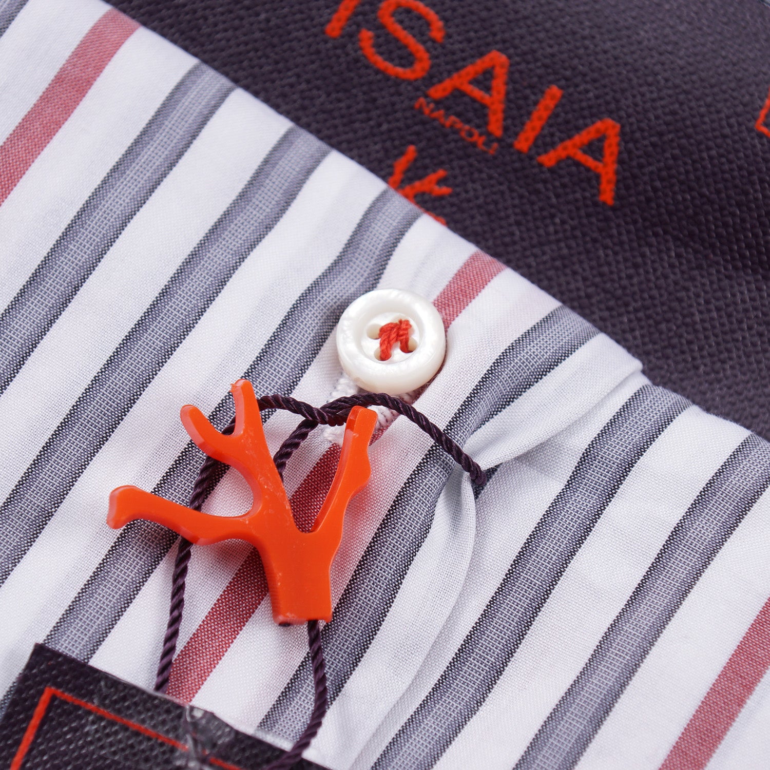 Isaia Modern 'Mix Fit' Striped Cotton Dress Shirt for Men | Slim Fit Business Casual Shirt | Perfect for Office, Wedding & Formal Events
