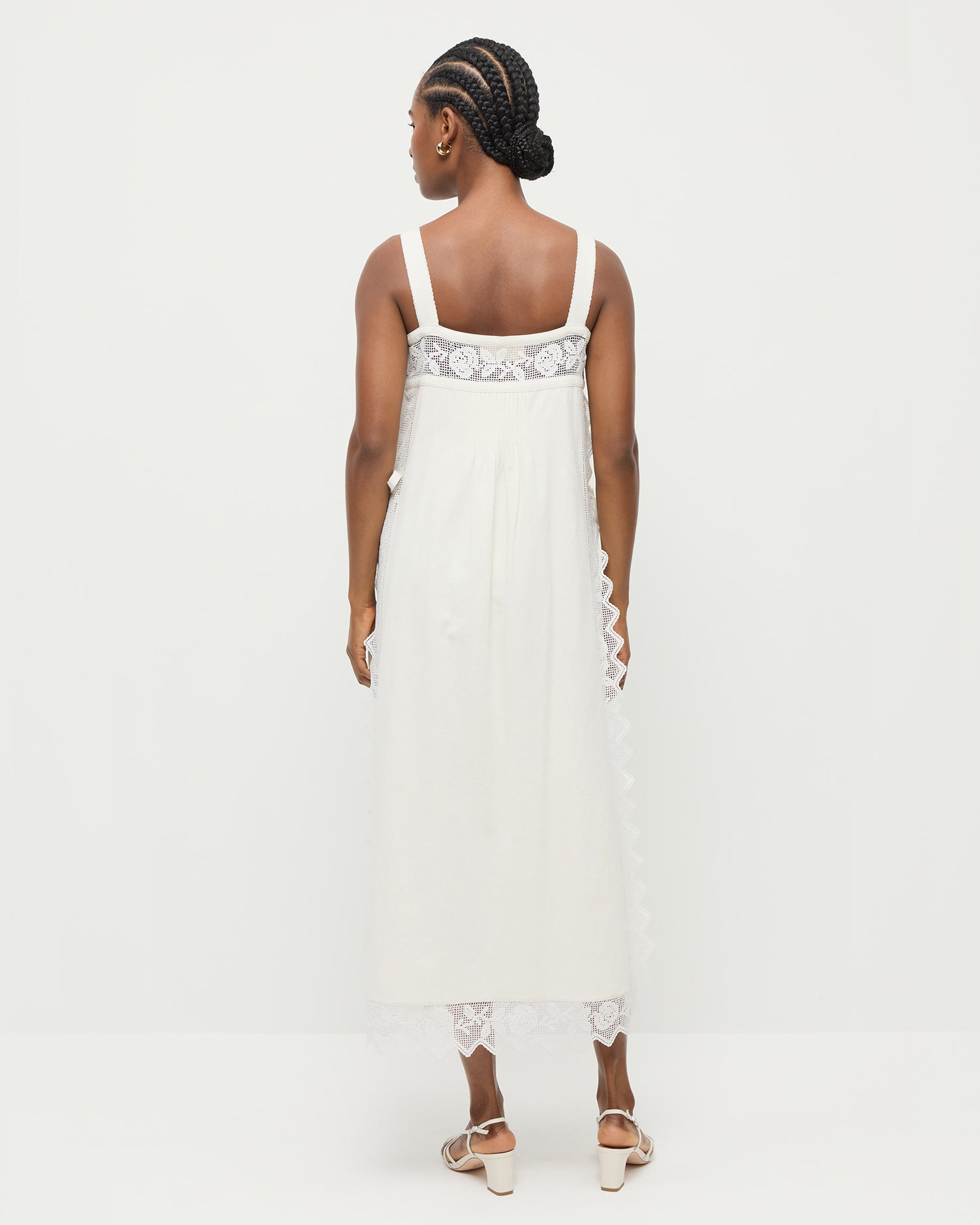 Elegant Poppy Lace Trim Dress for Women - Floral Summer Party & Wedding Guest Outfit