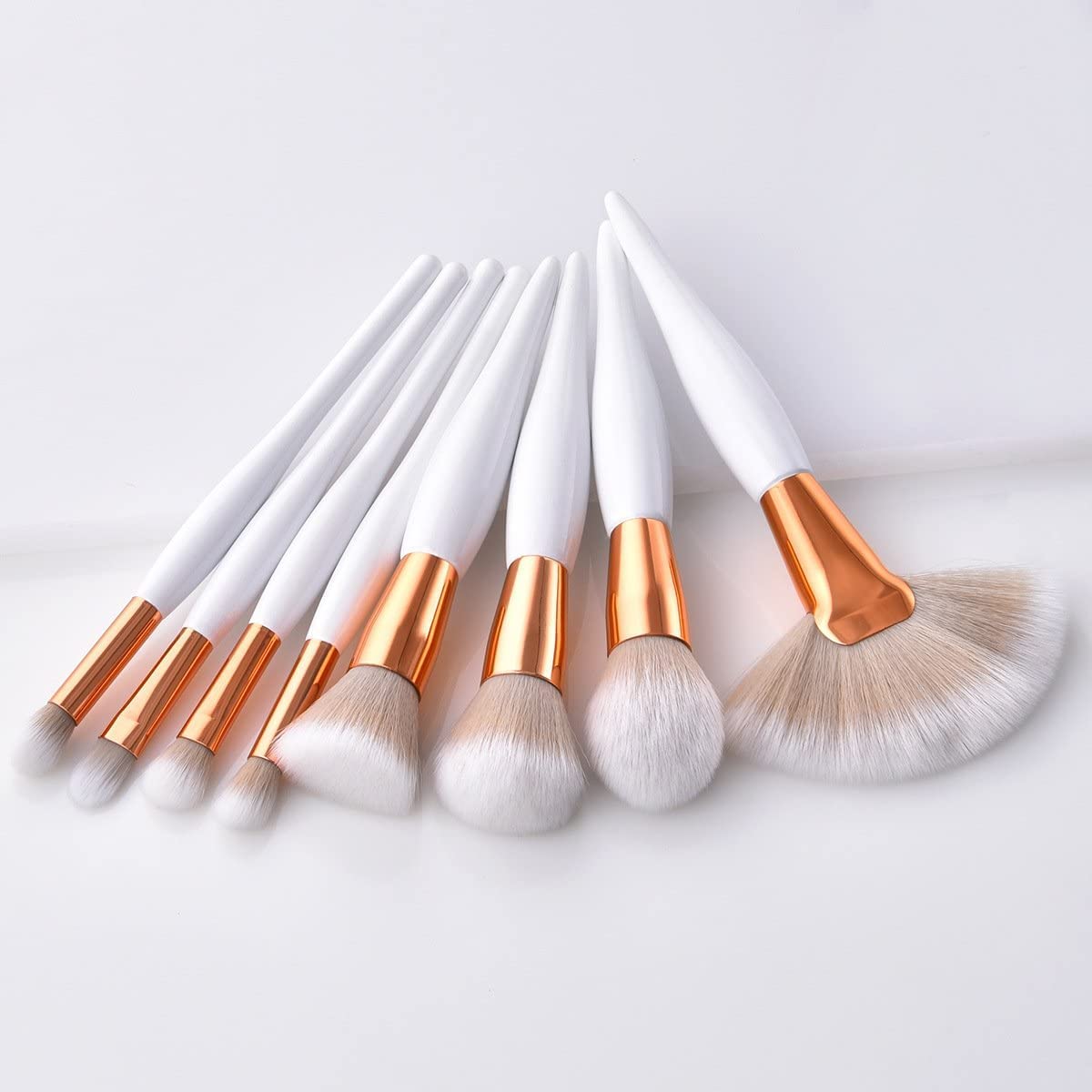 BESTOTTAM 9-Piece Mini Makeup Brush Set - Foundation, Blush, Eyeshadow, Eyeliner, Lip & Brow Brushes for Professional Makeup Application | Perfect for Travel, Home & Salon Use