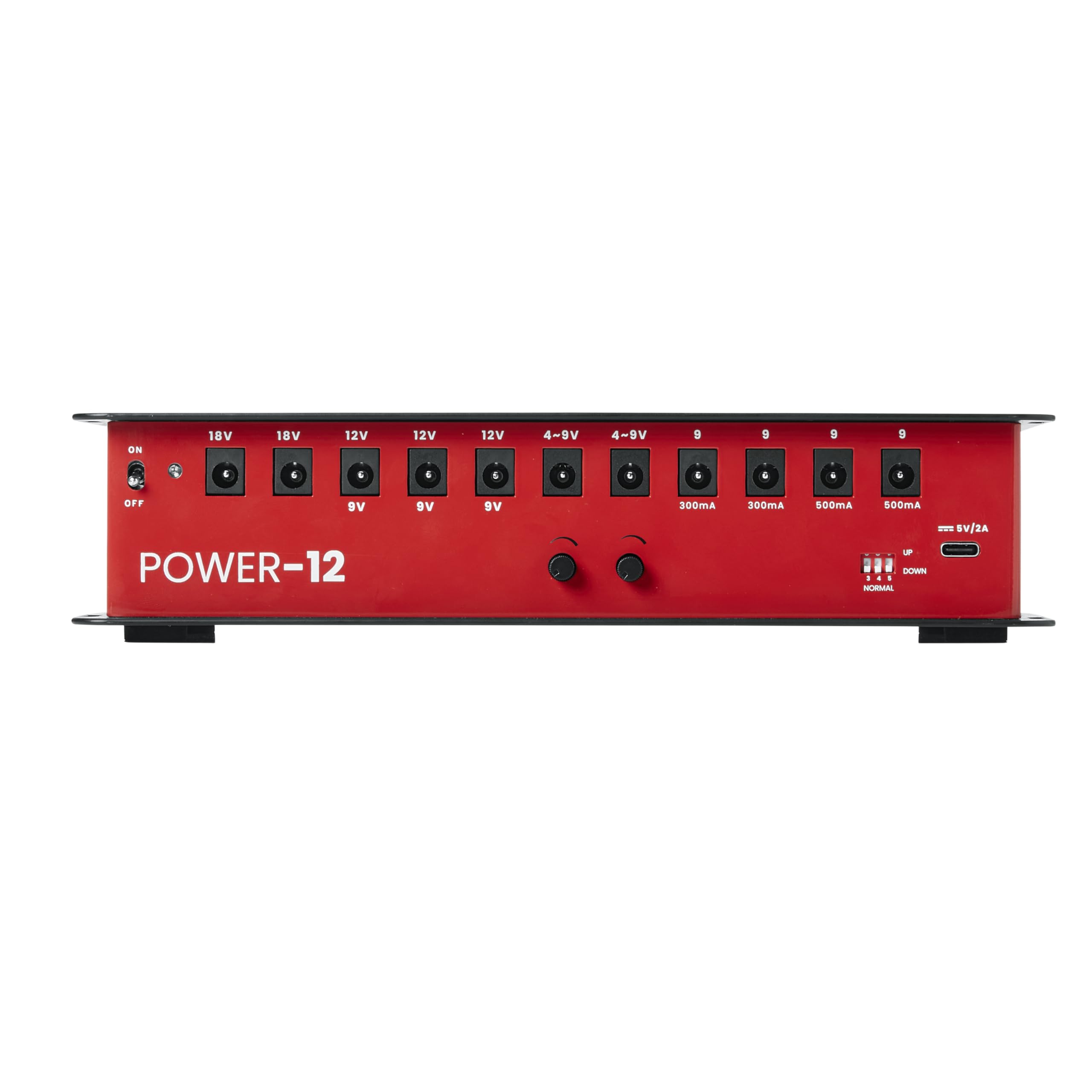 Gator GTR-PWR-12 Professional Guitar Pedalboard Power Supply - 12 Isolated Outputs 2300mA for Noise-Free Performance | Perfect for Live Gigs & Studio Recording