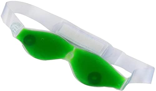 Aloe Vera Gel Eye Mask for Puffy Eyes & Dark Circles - Cooling & Hydrating Under Eye Patches for Relaxation & Skincare - Perfect for Travel, Work & Home Use