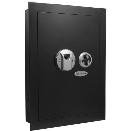 Barska AX13034 Biometric Wall Safe with Left Opening - Secure Home & Office Use for Cash, Jewelry & Documents