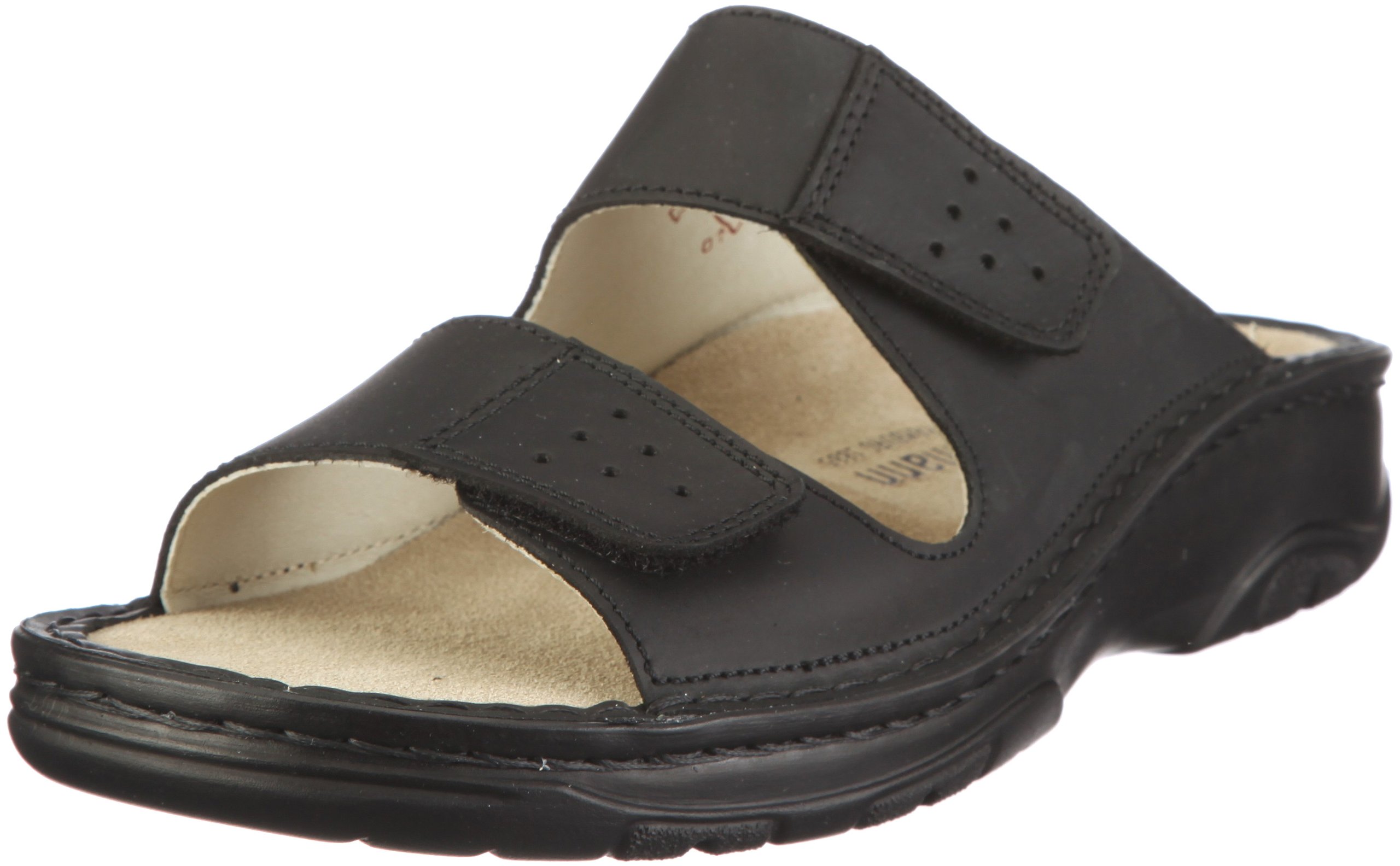 Berkemann Men's Comfortable Slip-On Mules - Soft Leather Indoor/Outdoor House Shoes for Relaxing at Home, Lounging & Errands