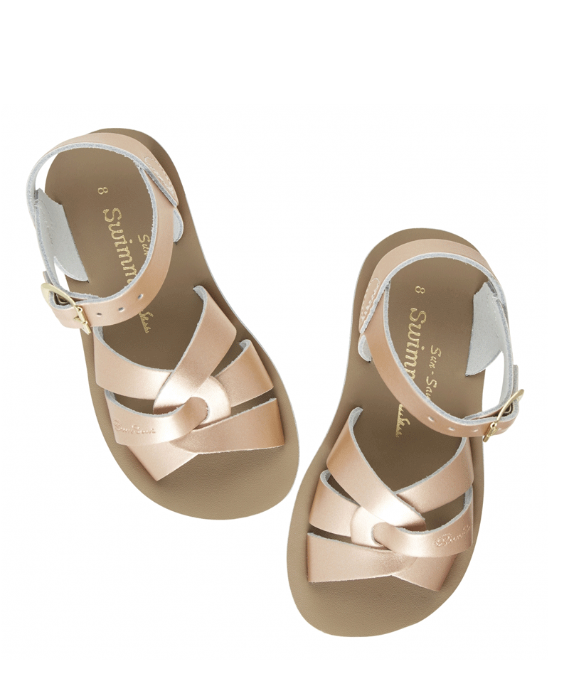 Sun San Rose Gold Swim Sandals for Women - Water Shoes for Beach, Pool & Outdoor Activities