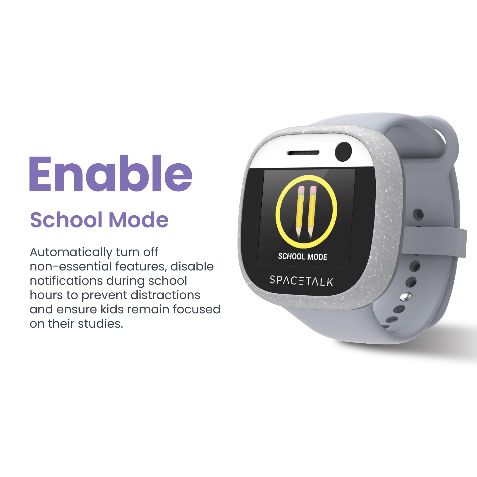 SPACETALK Kids Smart Watch 4G GPS Tracker with SOS & Camera - for School & Outdoor Safety