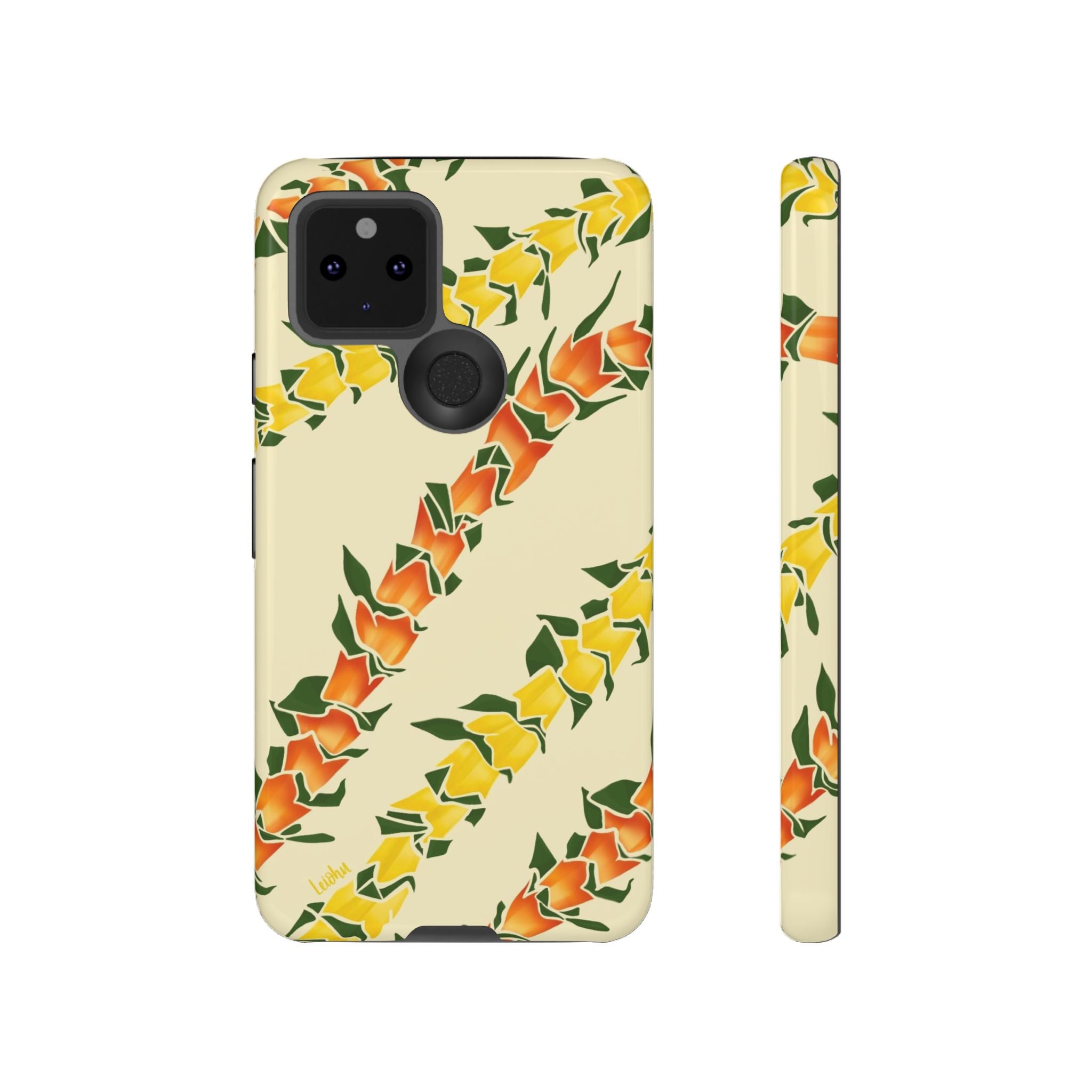 Hala Lei Flower Garland - Premium Hawaiian Floral Lei for Google Pixel Phone Decoration, Hawaiian Party, Luau, Graduation & Special Events