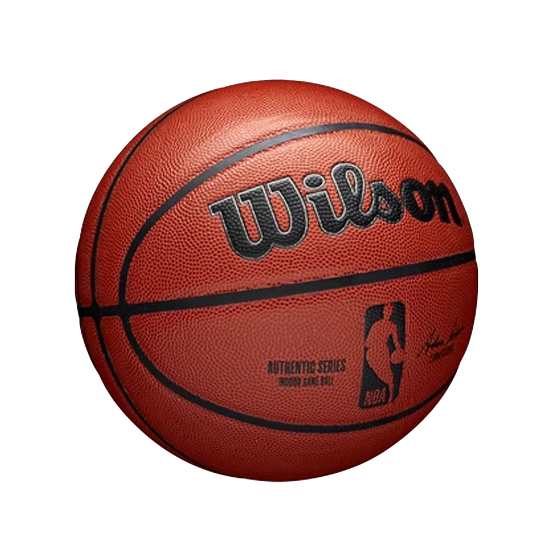 Wilson NBA Authentic Indoor Basketball - Official Game Ball for Professional Play, Training & Gym Use - Premium Composite Leather, Optimal Grip & Durability - Perfect for Courts, Leagues & Home Practice