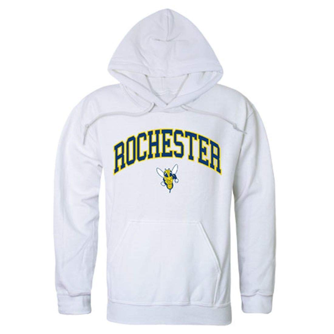 University of Rochester Yellowjackets Hoodie Sweatshirt - White Campus Apparel for Men & Women | Perfect for Game Day, School Spirit & Casual Wear