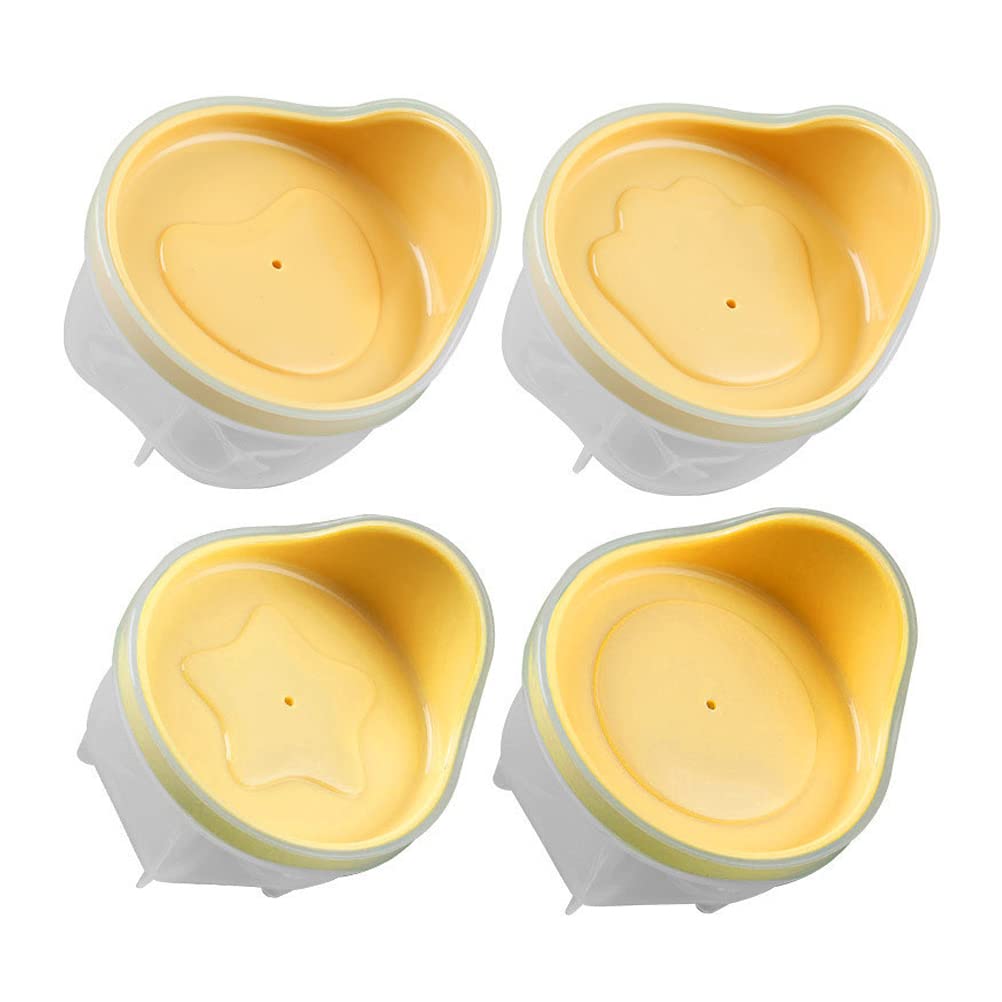 DOITOOL 4-Piece Silicone Pudding Molds Set - Reusable Cake & Steamed Cake Baking Molds for Home Bakers | Perfect for Desserts, Party Treats & DIY Baking Projects