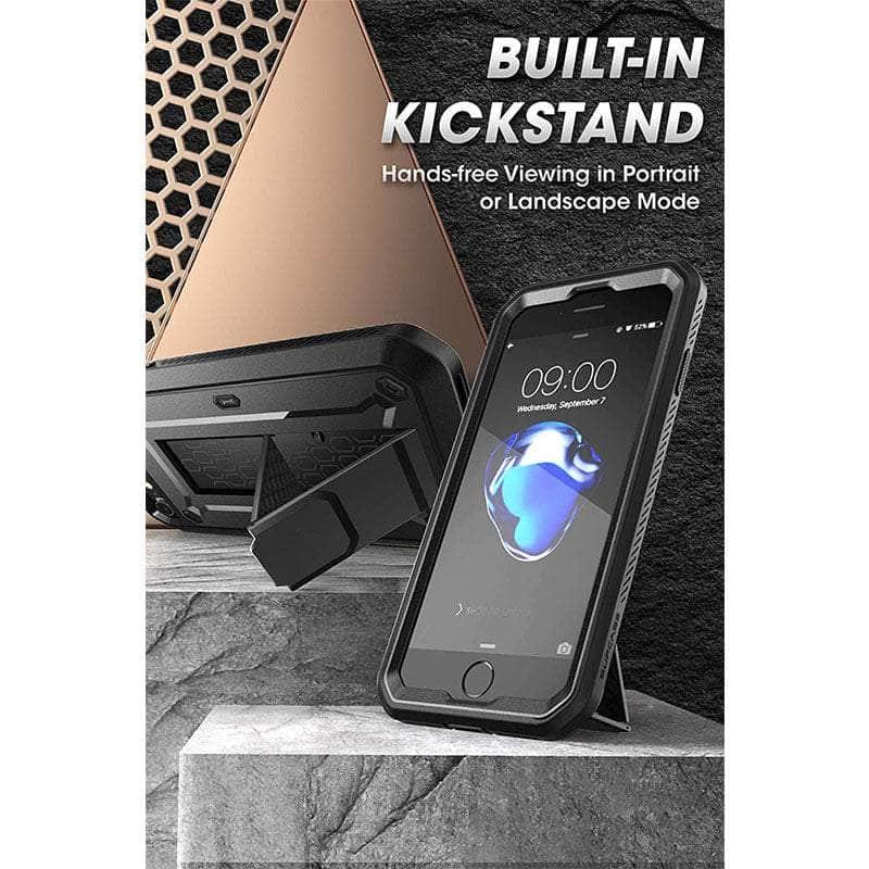 iPhone SE 2022 Case - SUPCASE Rugged Dual Layer Protective Cover with Belt Clip | Shockproof & Drop Protection for Everyday Use, Outdoor Activities & Work