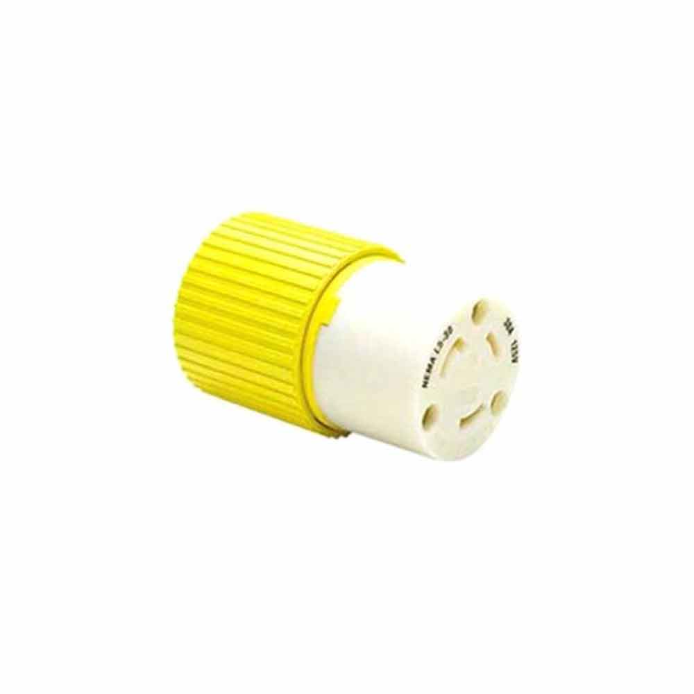 Hubbell 30A 125V Female Single Electrical Connector - Heavy Duty Power Plug for RVs, Generators, and Industrial Equipment
