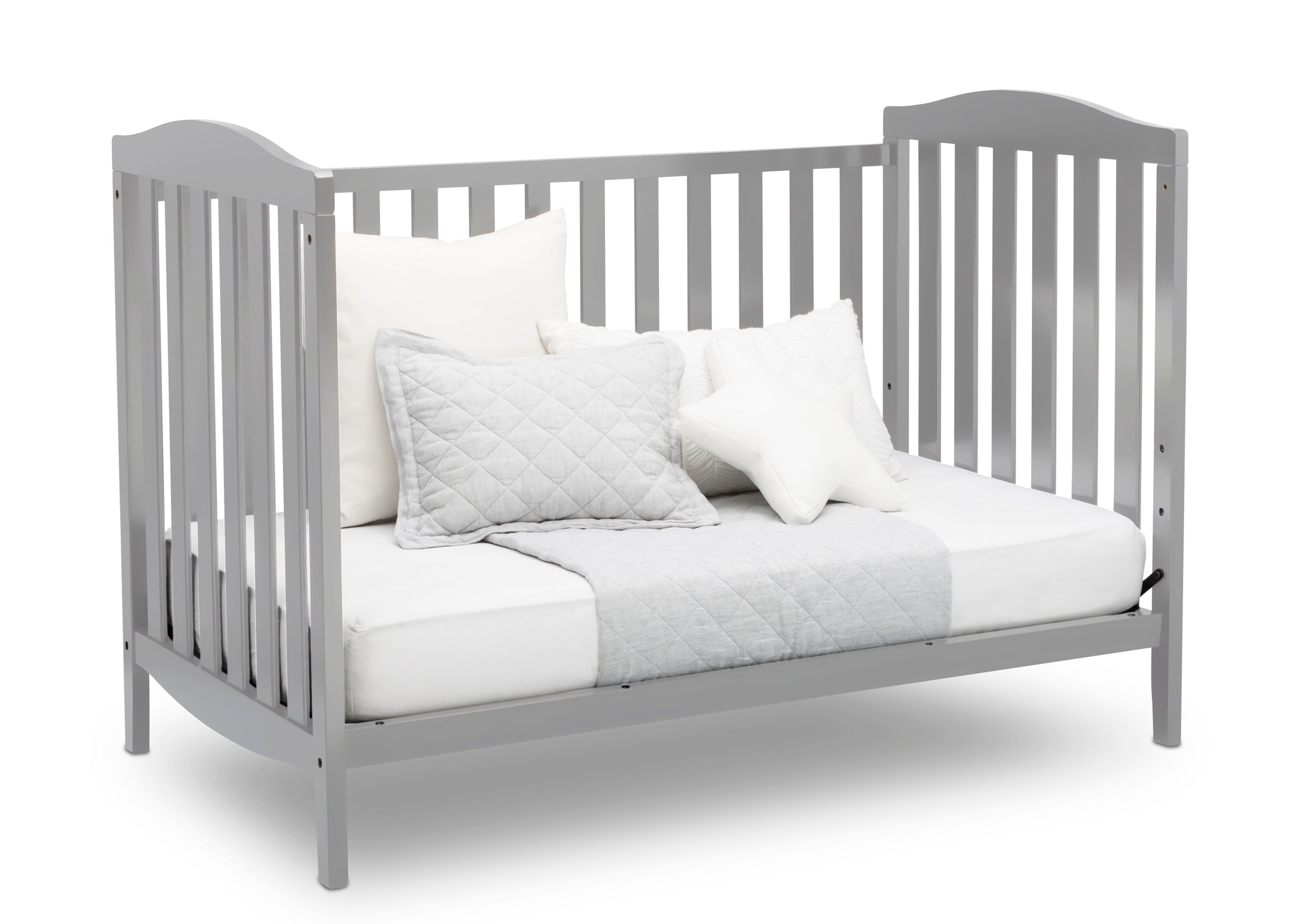Capri 3-in-1 Convertible Baby Crib - Toddler Bed & Daybed - Nursery Furniture for Boys & Girls - Perfect for Small Spaces & Growing Families