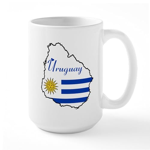 White - Cool Uruguay Large Mug