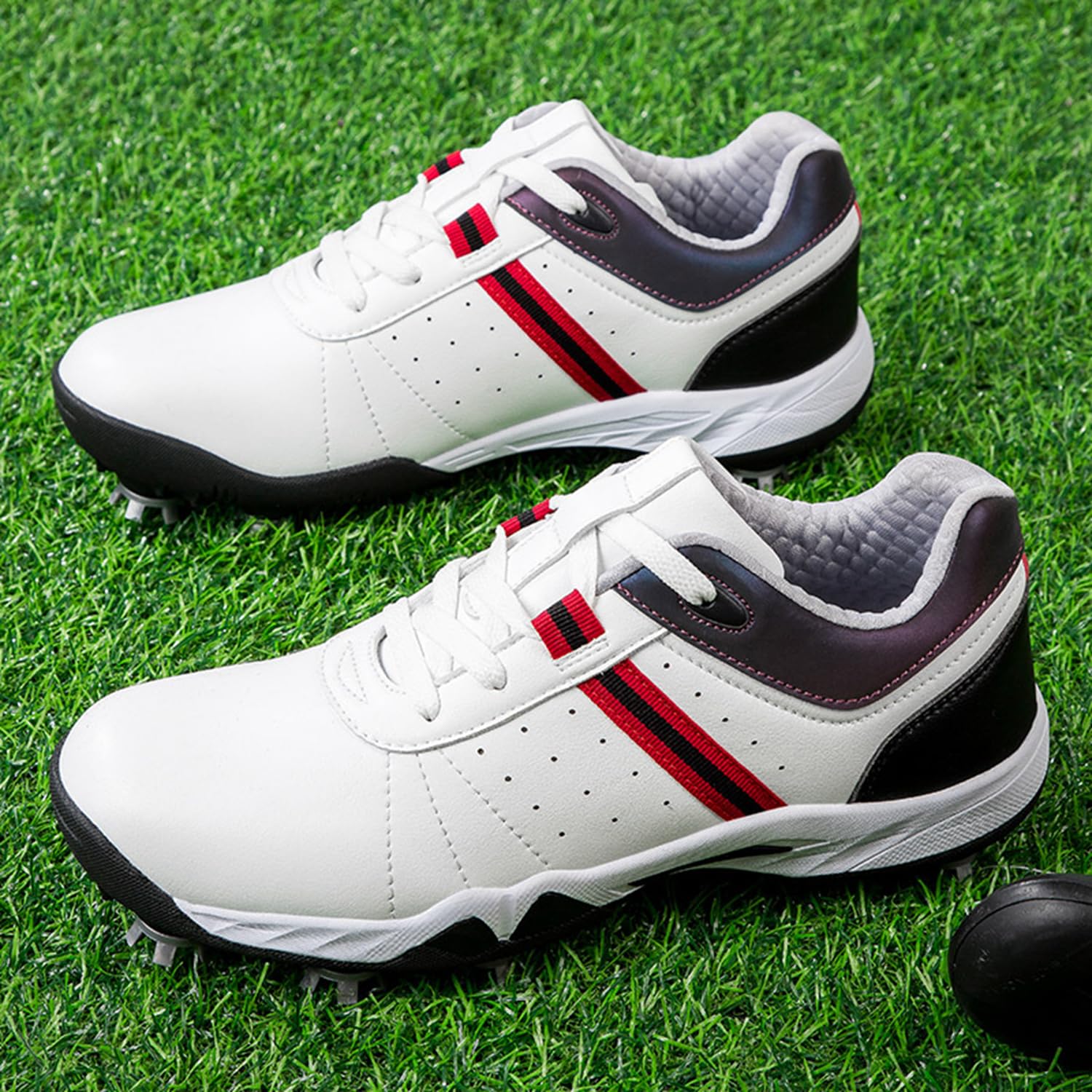Women's Waterproof Golf Shoes with Spikes - Breathable for Outdoor Sports