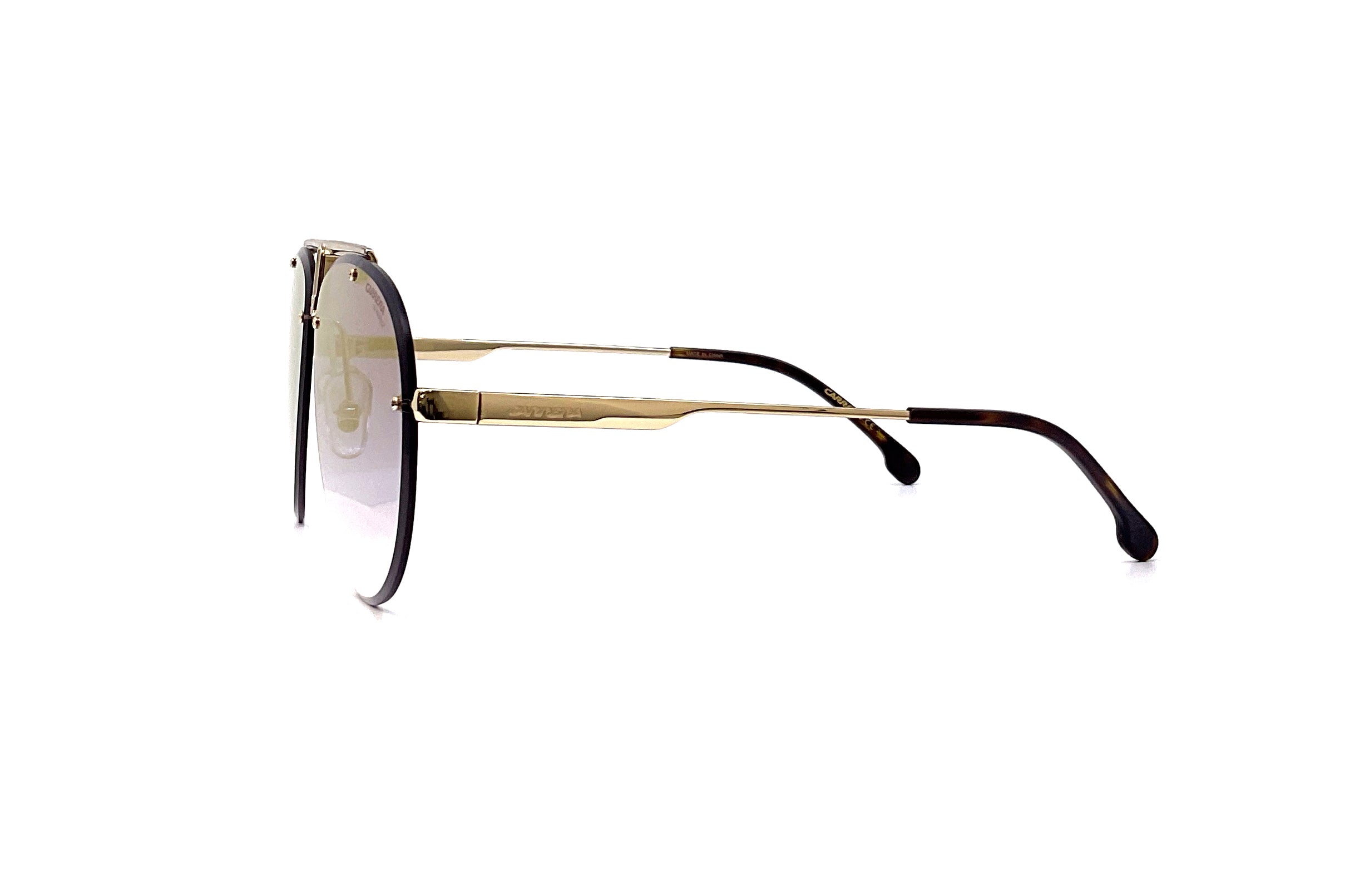 Carrera 1032/S Sunglasses - Gold & Grey Aviator Style for Men & Women - Perfect for Driving, Outdoor Sports & Fashion Accessories