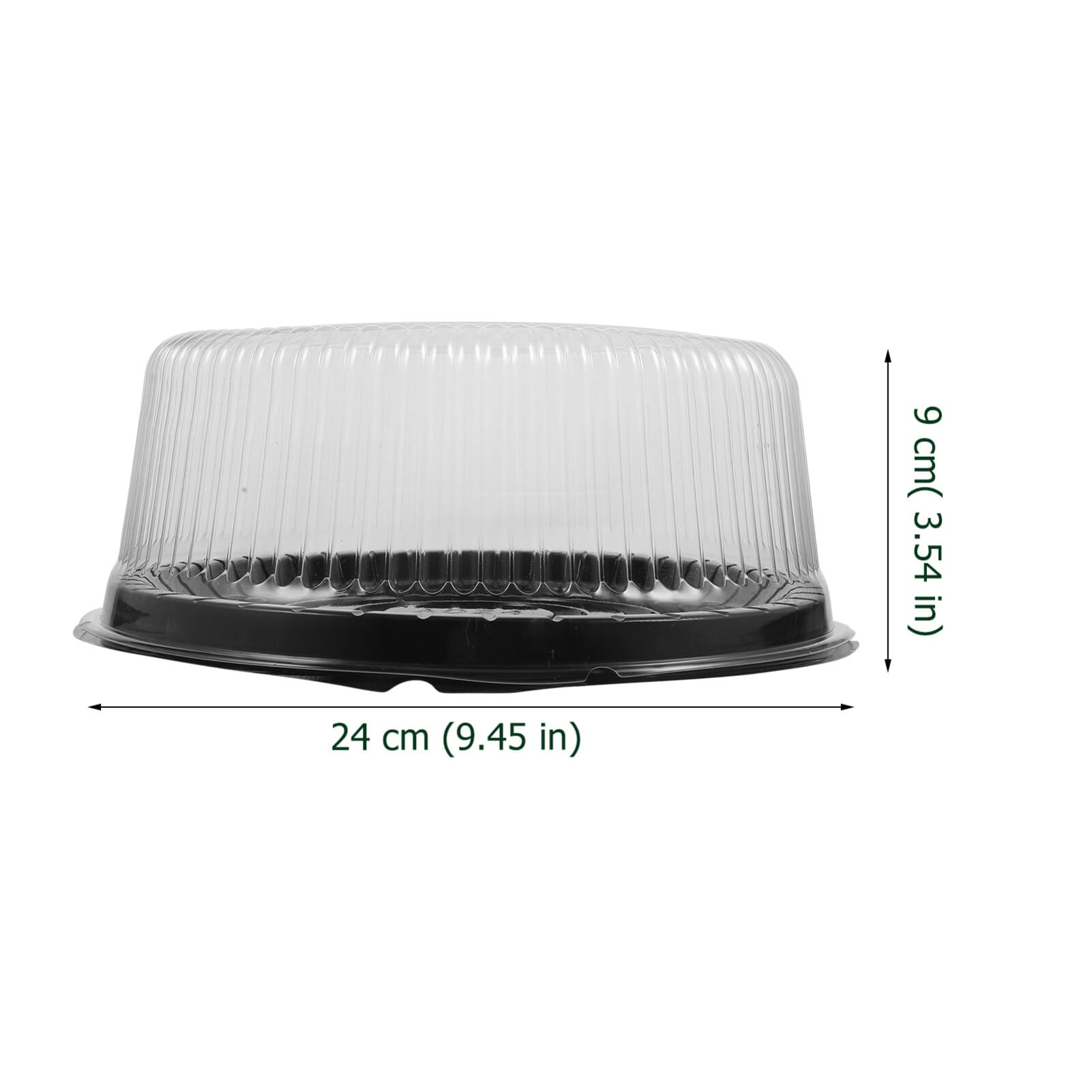 10-Pack 8-Inch Round Disposable Cake Containers with Dome Lids & Cake Boards - Perfect for Mousse Cakes, Pies, Desserts - Ideal for Bakeries, Parties & Catering Events