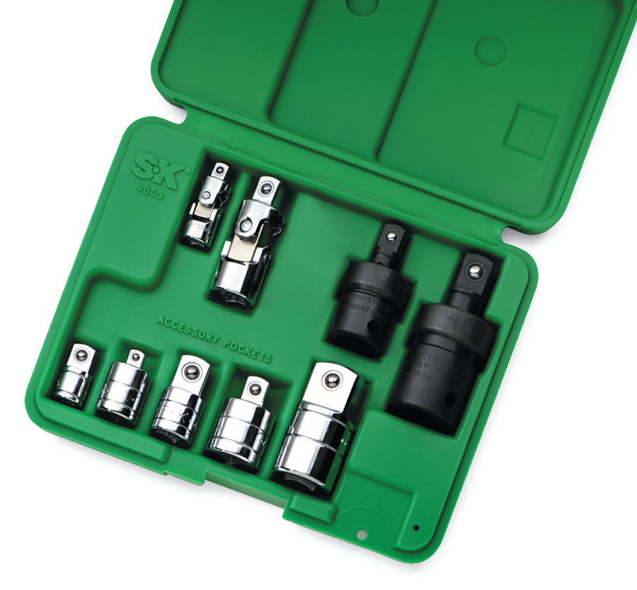 9-Piece Universal Travel Adapter Set - Worldwide Plug Adapter with USB Ports for USA, Europe, Asia - Perfect for Business Trips, Vacations & International Travel Accessories