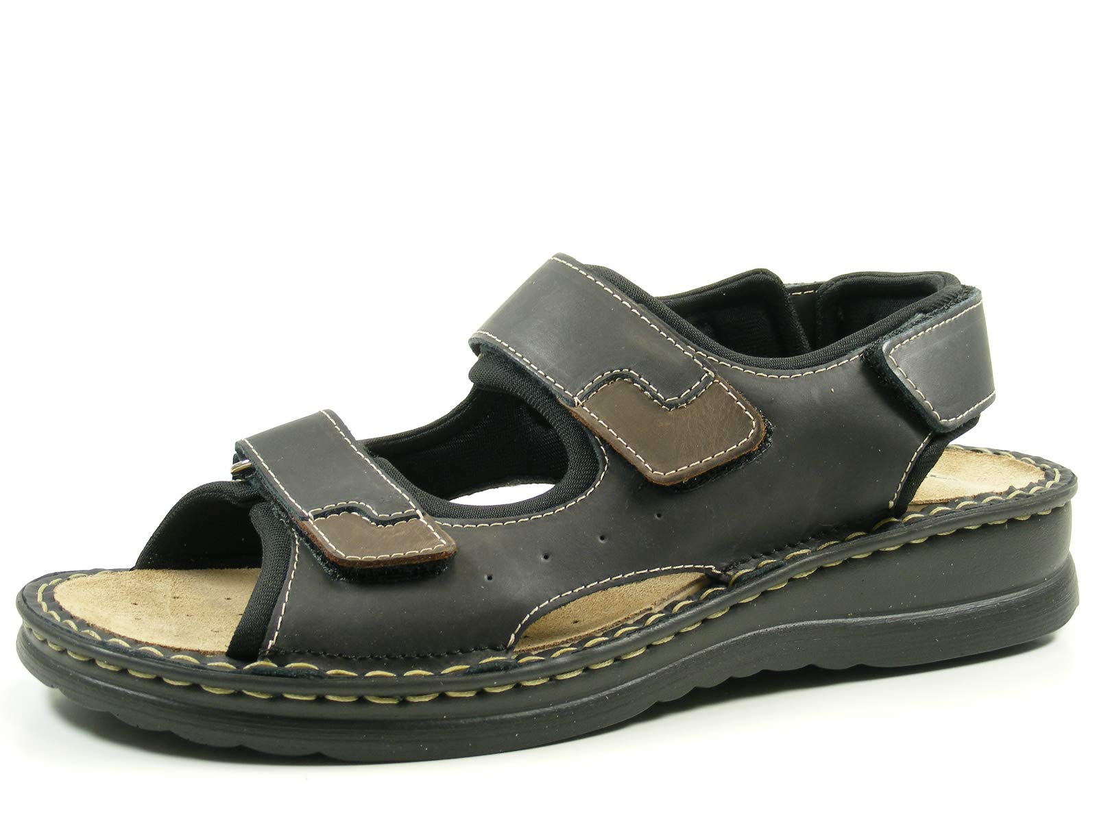 Men's Comfortable Open Toe Sandals - Breathable Summer Beach Slides with Arch Support | Perfect for Outdoor Walking, Vacation & Poolside Wear