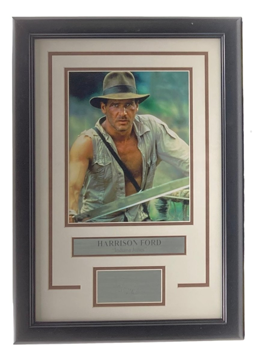 Harrison Ford Autographed Indiana Jones 8x10 Photo - Laser Engraved Signature - Collectible Movie Memorabilia for Fans & Home Decor
