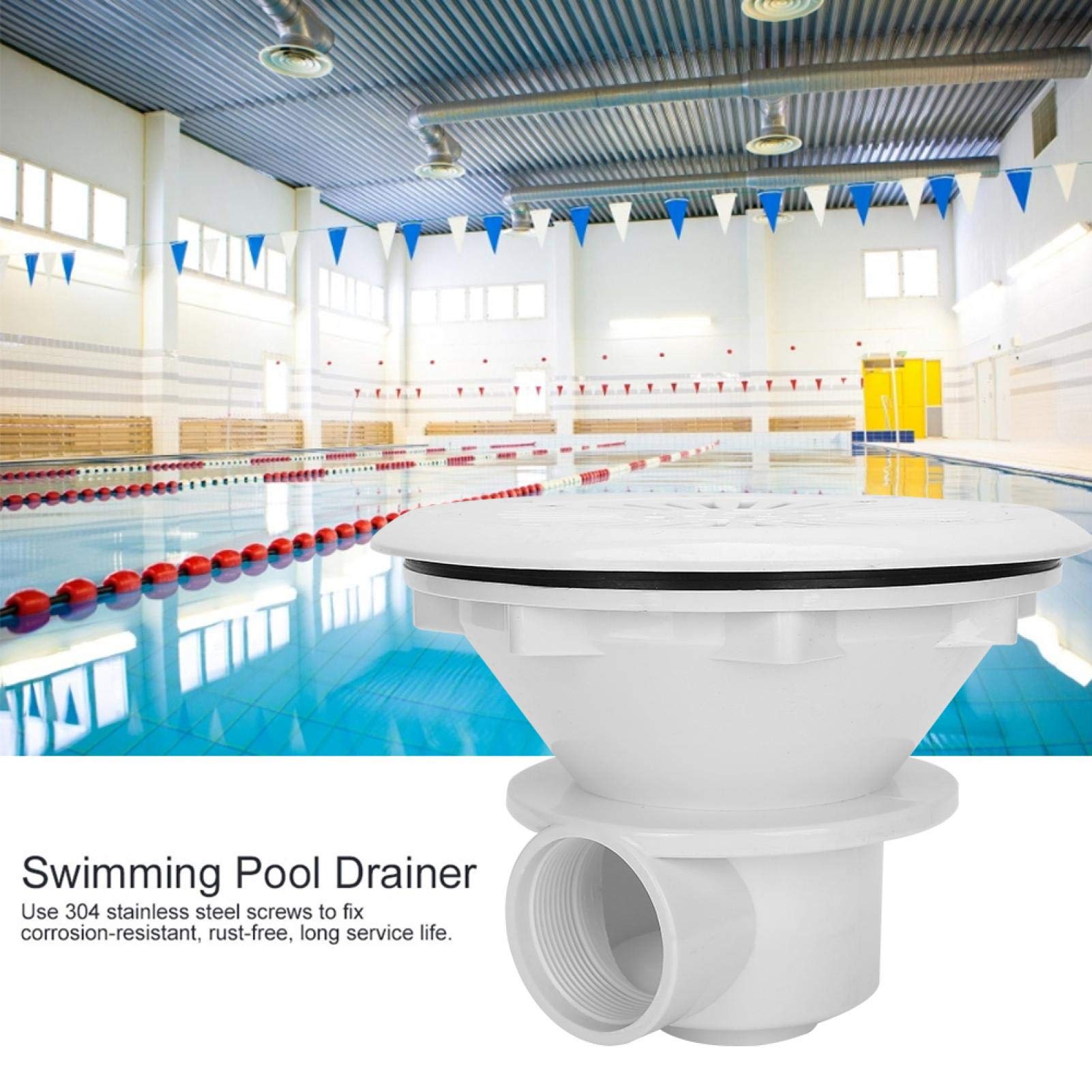 Atyhao Swimming Pool Drain Port Replacement - High-Quality Water Outlet Drainage Accessories for Inground Pools | Perfect for Pool Maintenance & Repair