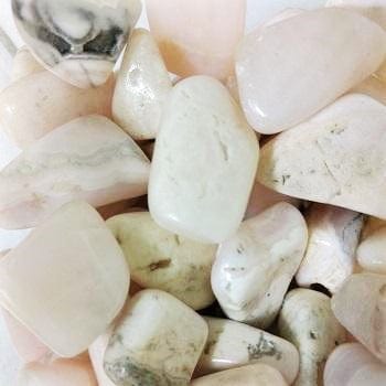 Healing Mangano Calcite Tumbled Stones - Natural Pink Calcite Pocket Worry Stones for Anxiety Relief, Meditation & Reiki - Perfect for Stress Relief, Chakra Balancing & Spiritual Healing