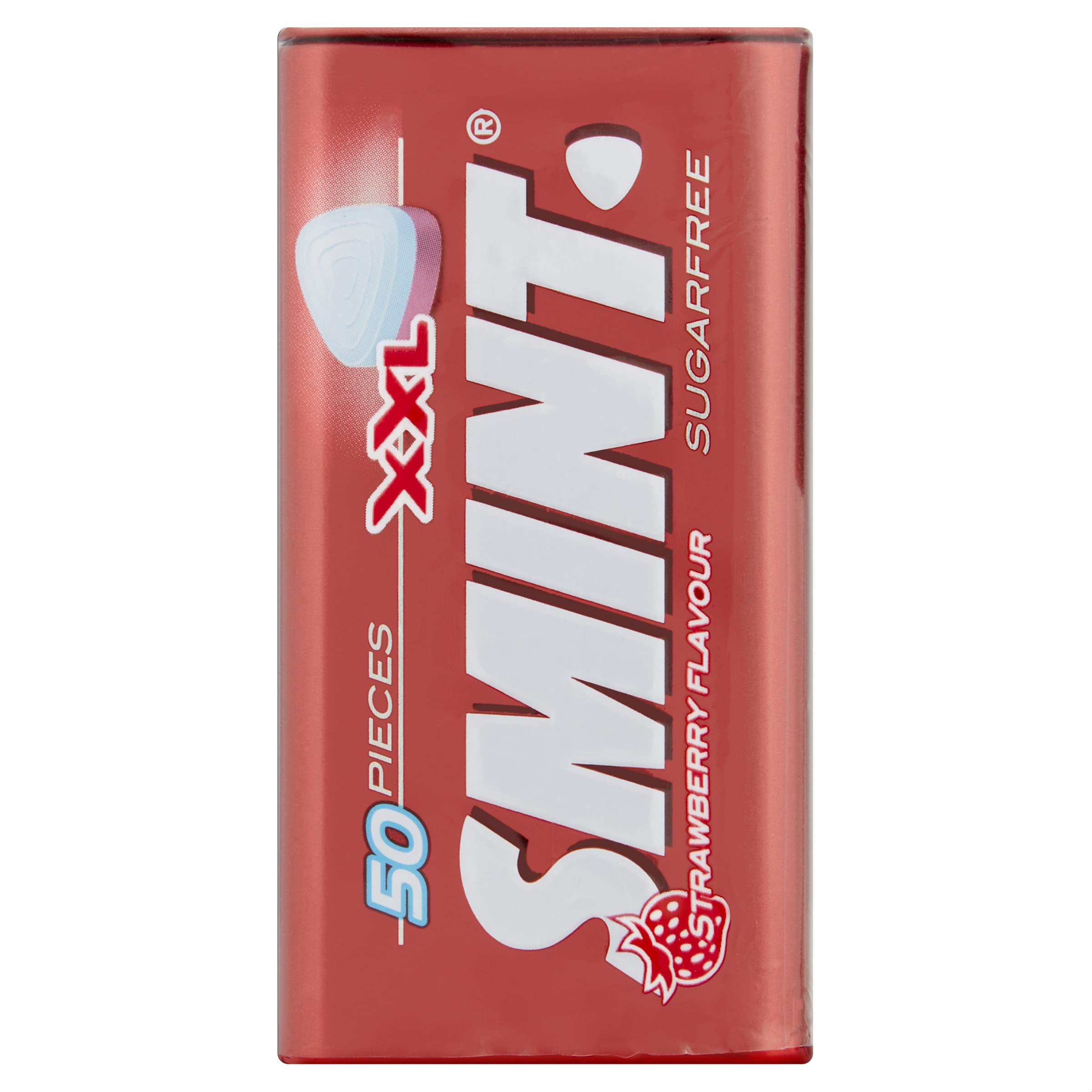 Smint Sugar Free Strawberry Mints - Vegetarian Friendly Breath Fresheners - 12 Pack of 50 XXL Tins - Perfect for Office, Travel & Fresh Breath On-The-Go