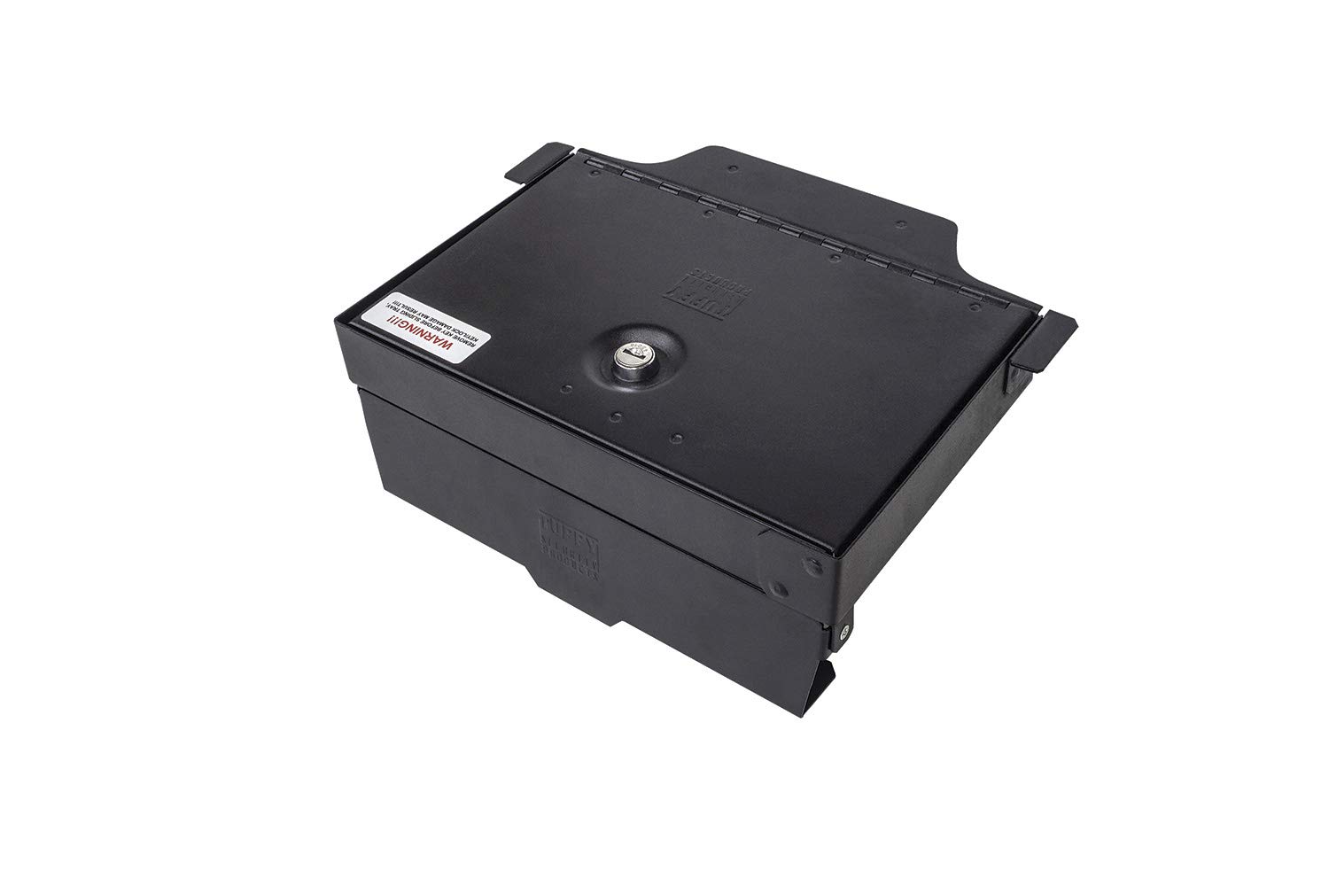 Tuffy Security Console Safe for RAM Trucks - Lockable Vehicle Storage Box with Key - Perfect for Truck Accessories, Gun Safe, and Valuables Protection While Driving or Parking